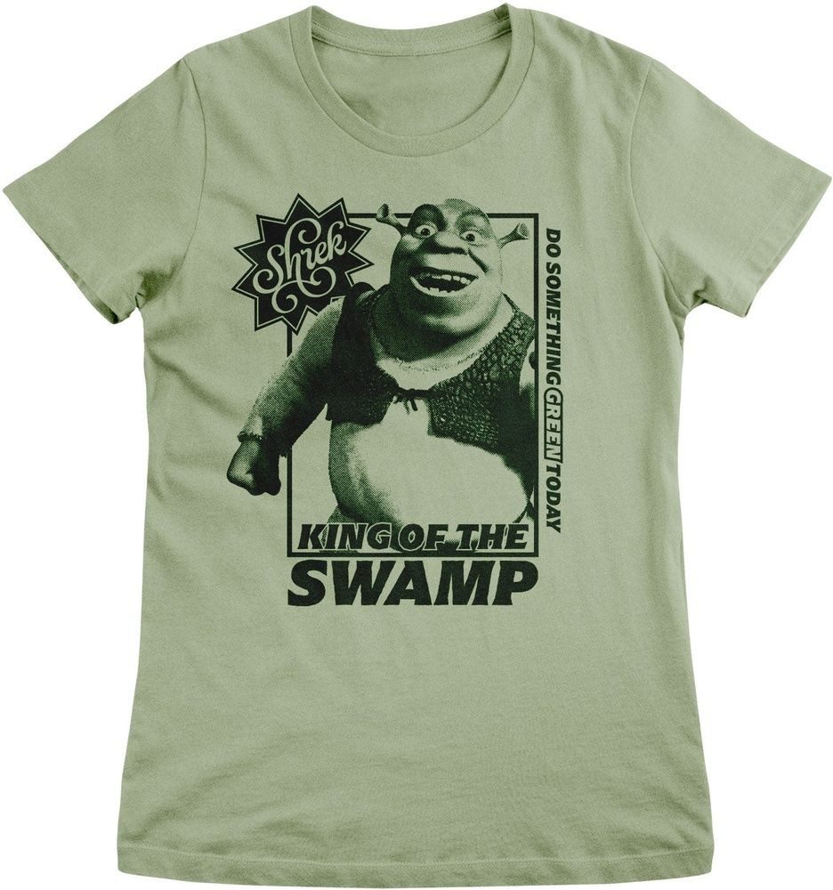 Shrek T-Shirt Do Something Green Today Girly Tee