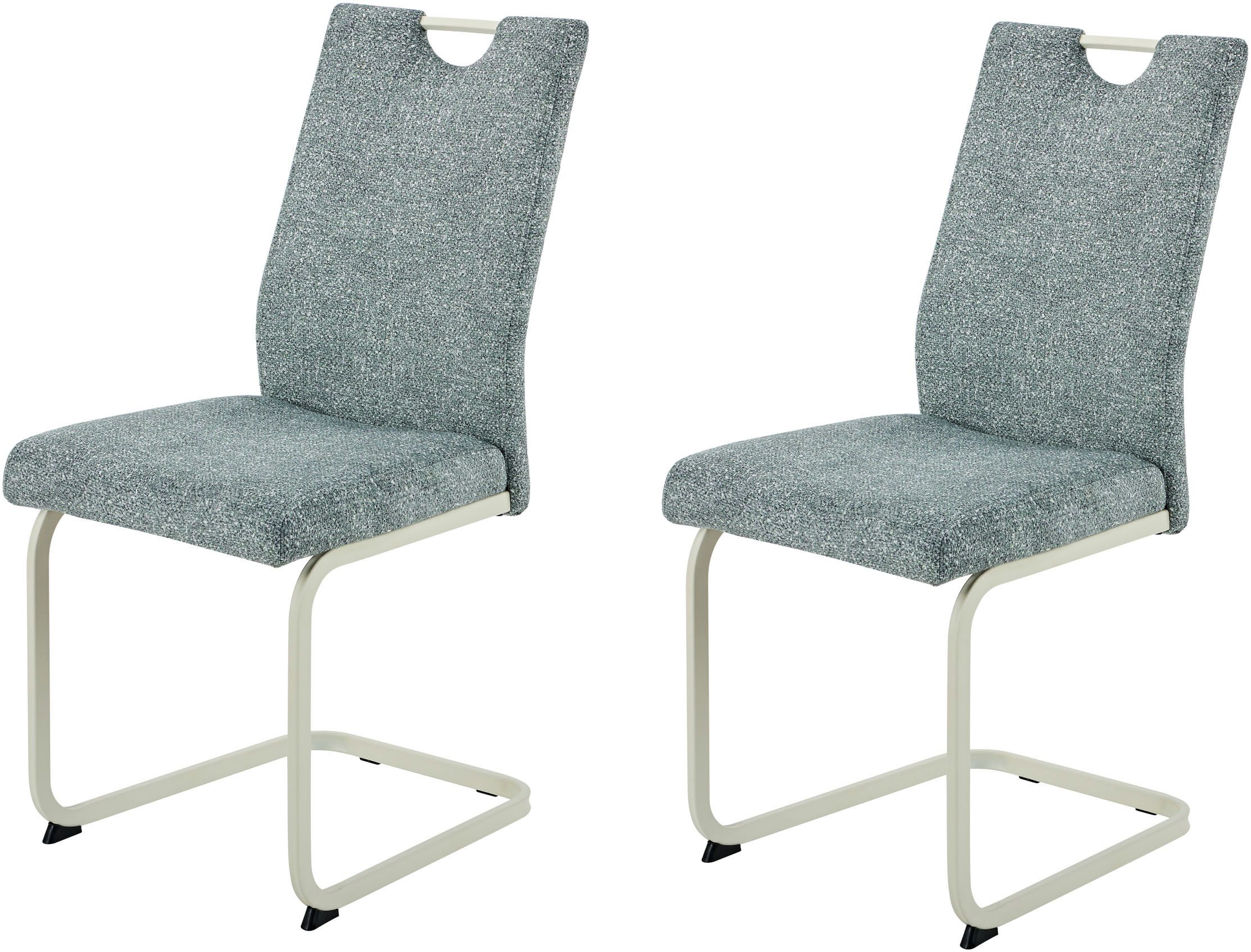 HELA Freischwinger TIVOLI (Set, 2 St), Freischwinger, Gestell Perlweiß, mit Griff, 140kg belastbar