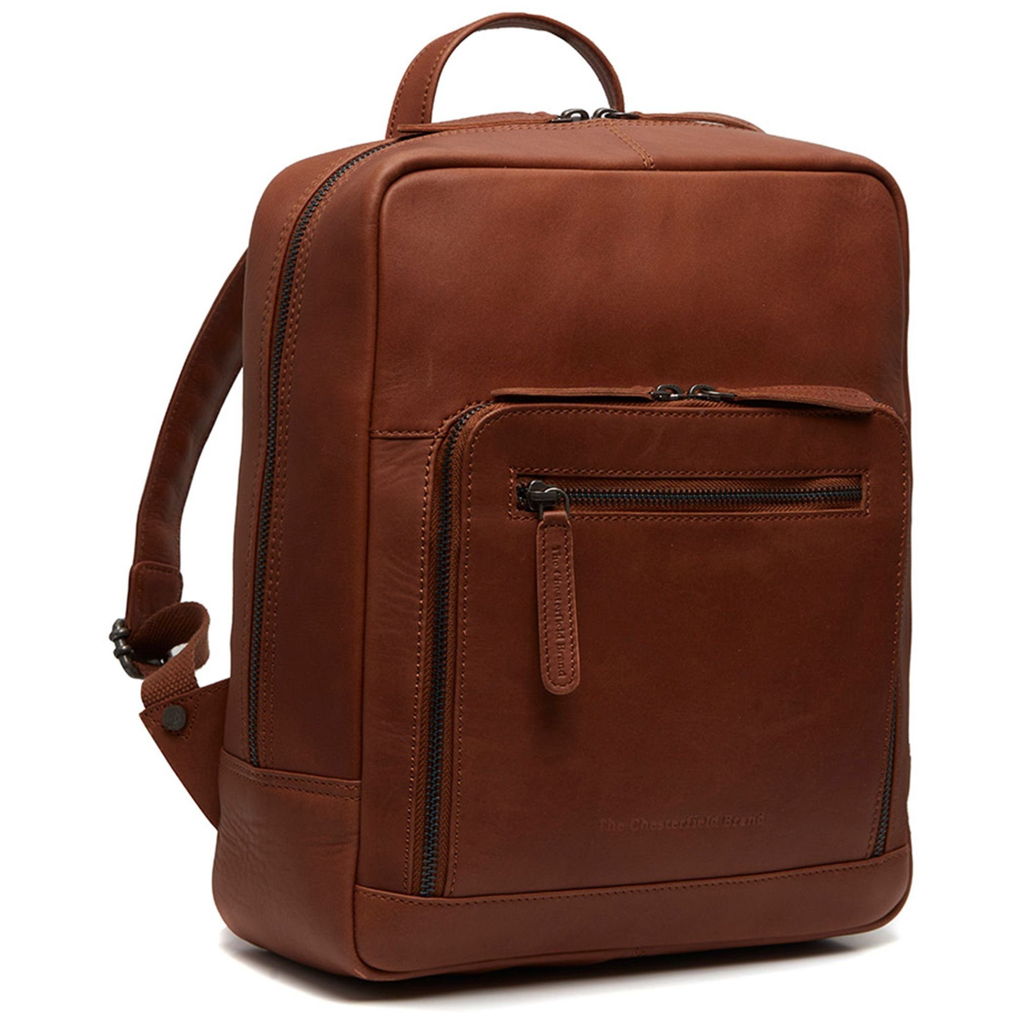 Leder cognac Cityrucksack, Chesterfield Brand The