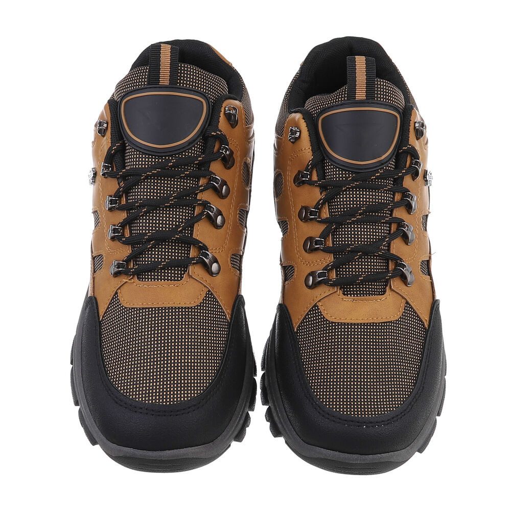 Coolwalk Herren Schnürschuhe Outdoor Stiefelette (87284686) Flach Boots in Camel – Bild 4 von 4