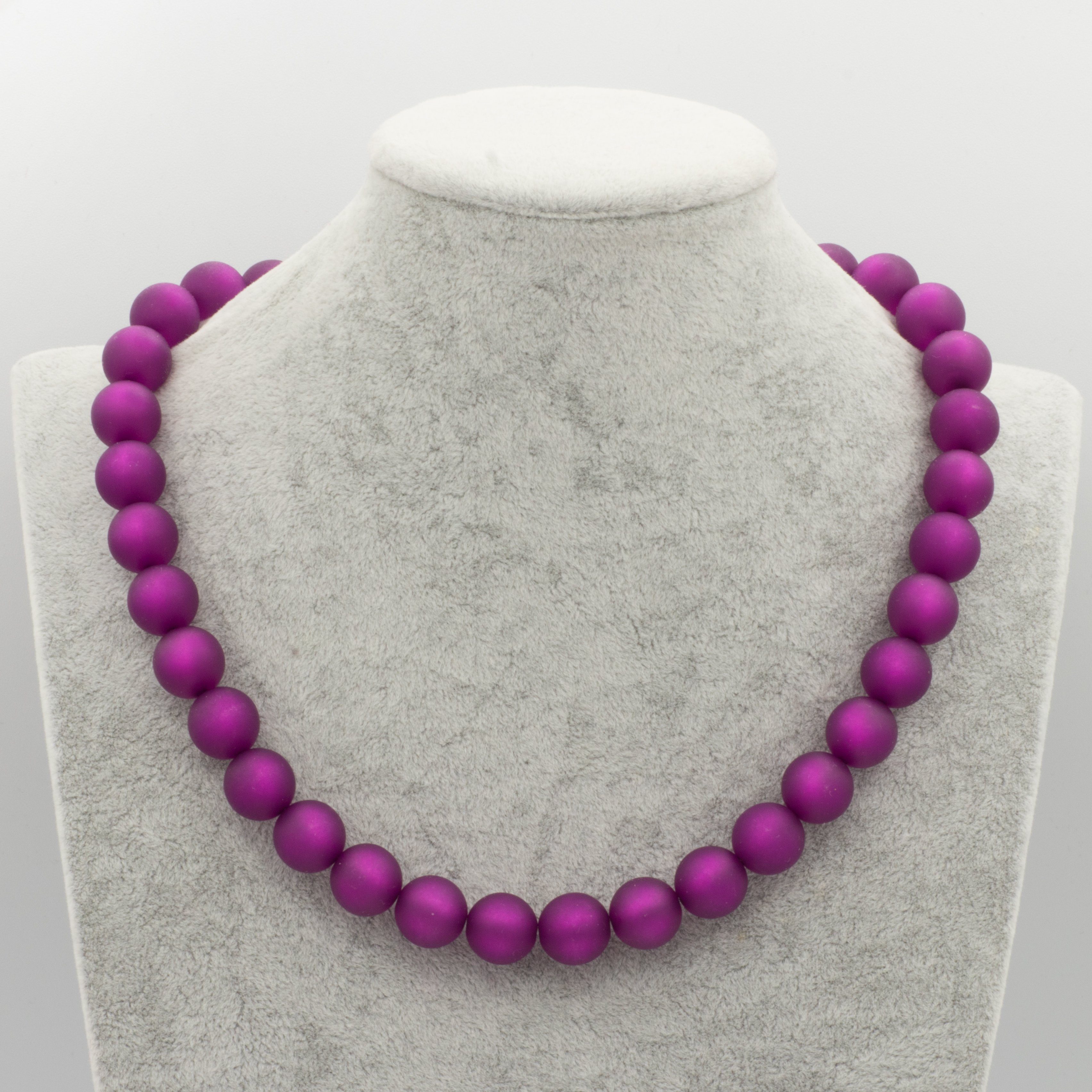 Bella Carina Perlenkette Polaris Perlen Ketten lila, 14 mm Perlen Magnetver günstig online kaufen