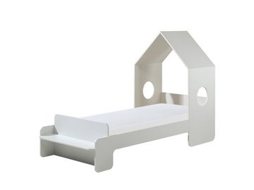 möbelando Kinderbett CASAMI, aus MDF in Korpus Weiß. Abmessungen (BxHxT) 229,5x147,6x93,6 cm