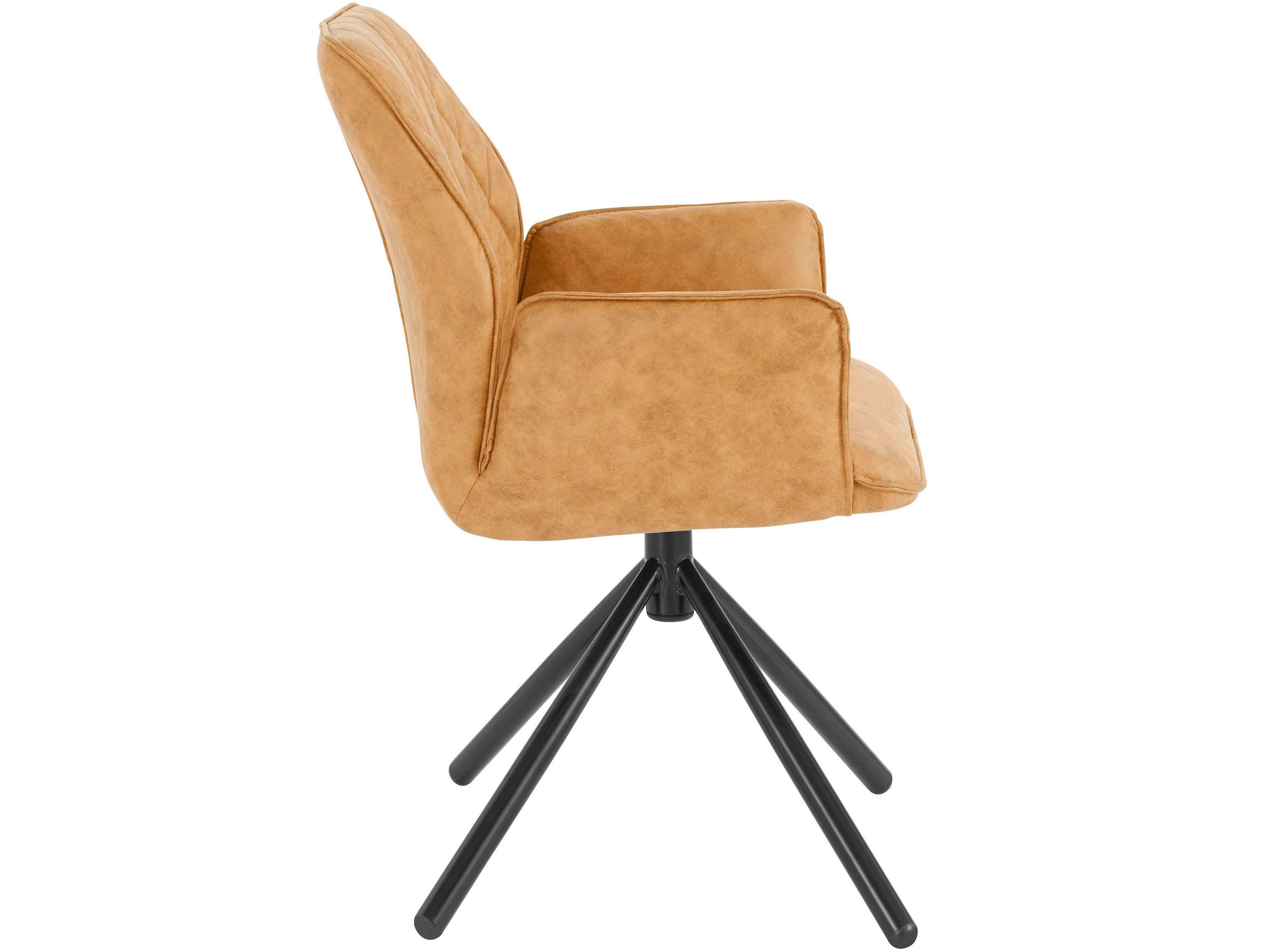 loft24 Esszimmerstuhl Pablo (2er-Set), mit Armlehne