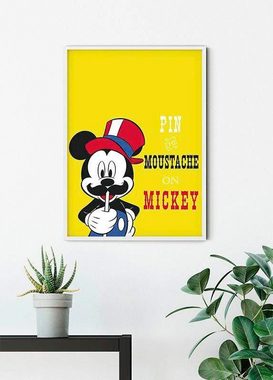 Komar Poster Mickey Mouse Moustache, Disney (1 St), Kinderzimmer, Schlafzimmer, Wohnzimmer