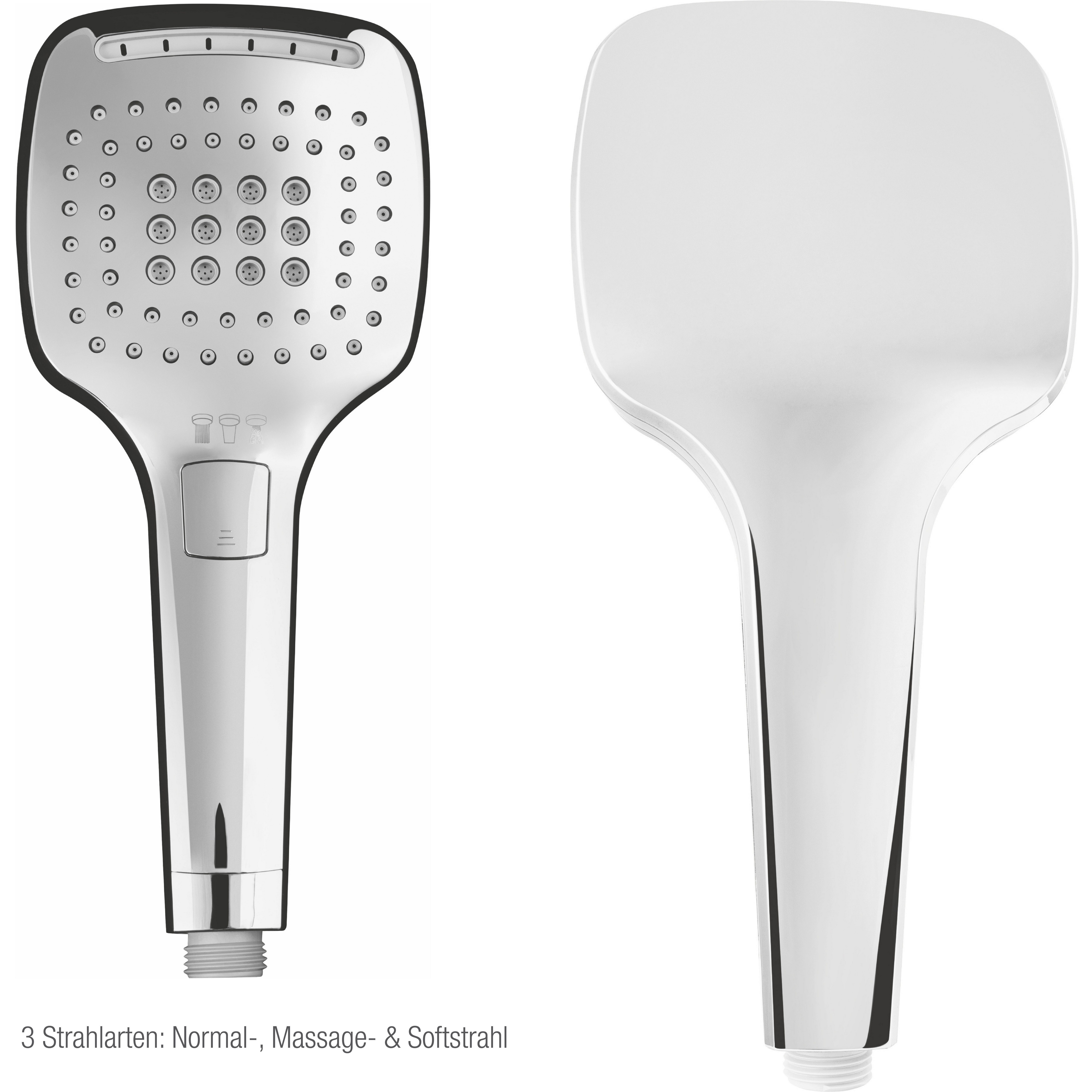 CORNAT Duschbrause Dida Brauseset chrom, (1-tlg)