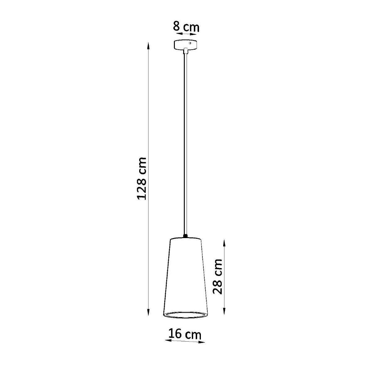SOLLUX lighting Hängeleuchte GULCAN, ohne Leuchtmittel, Slush -Einstellung