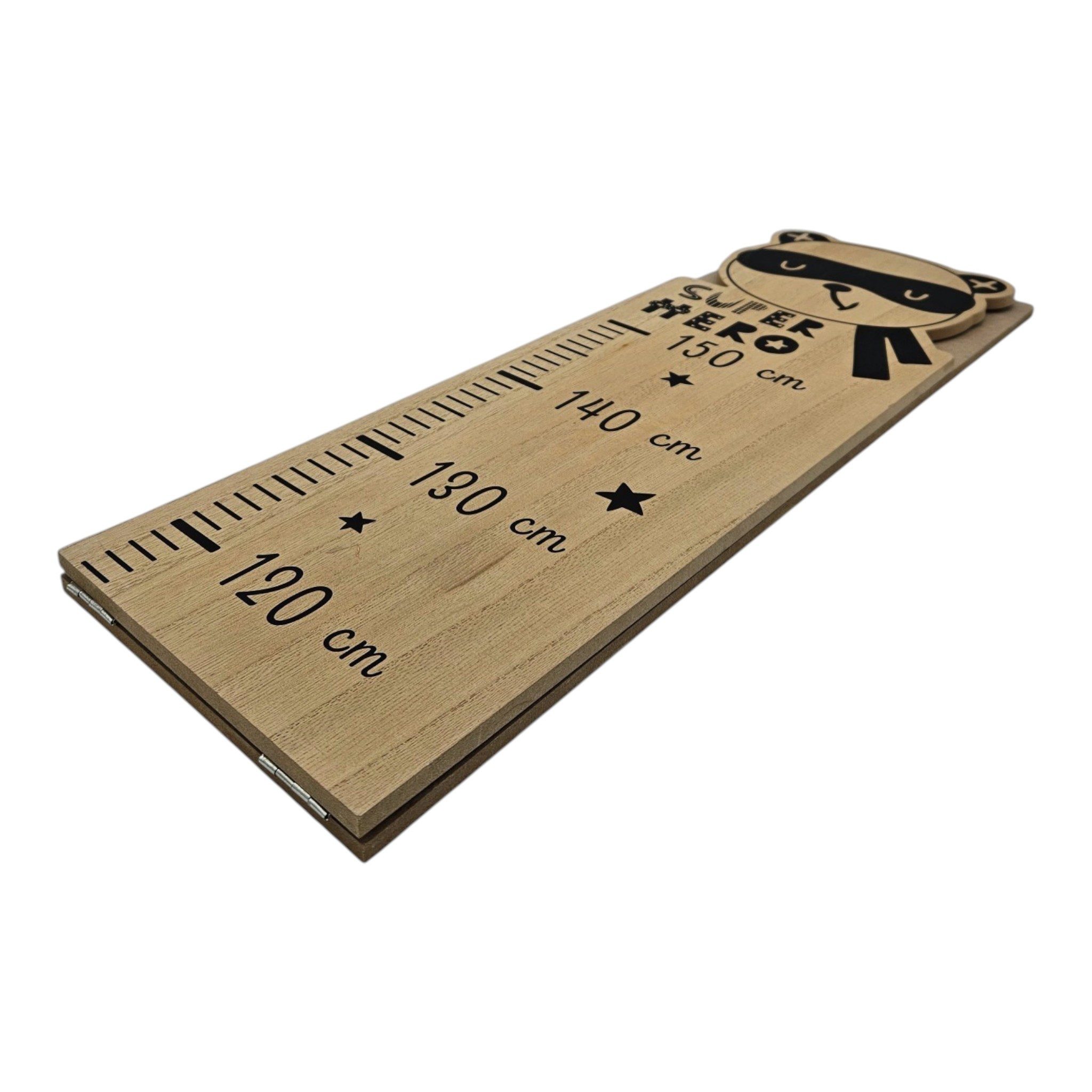 Meinposten Messlatte Messlatte Kinder Holz 60-150 cm Größenmesser Jungen und Mädchen (1-tlg) – Bild 4 von 5