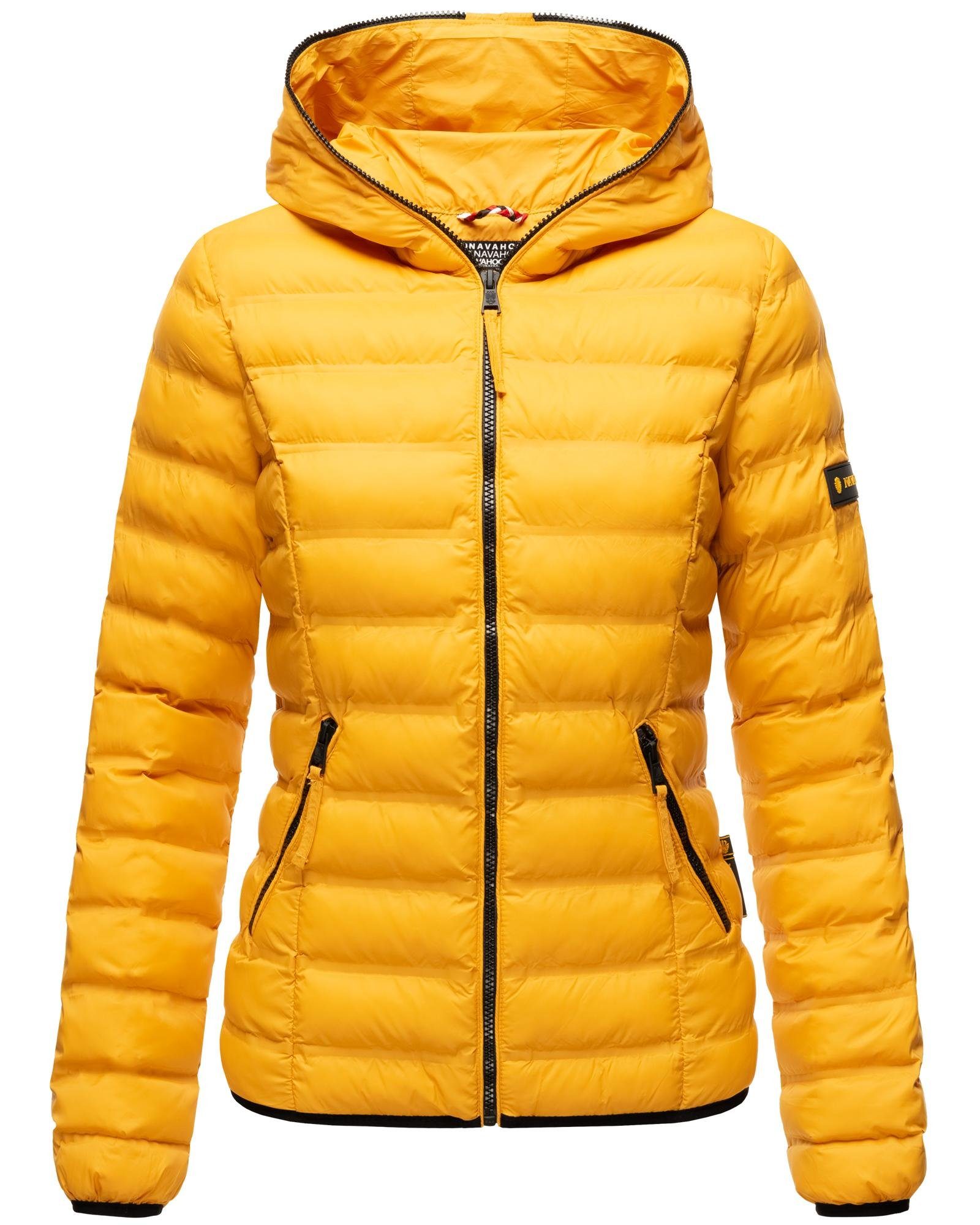 Navahoo Steppjacke Neevia modische Damen Übergangsjacke mit Kapuze