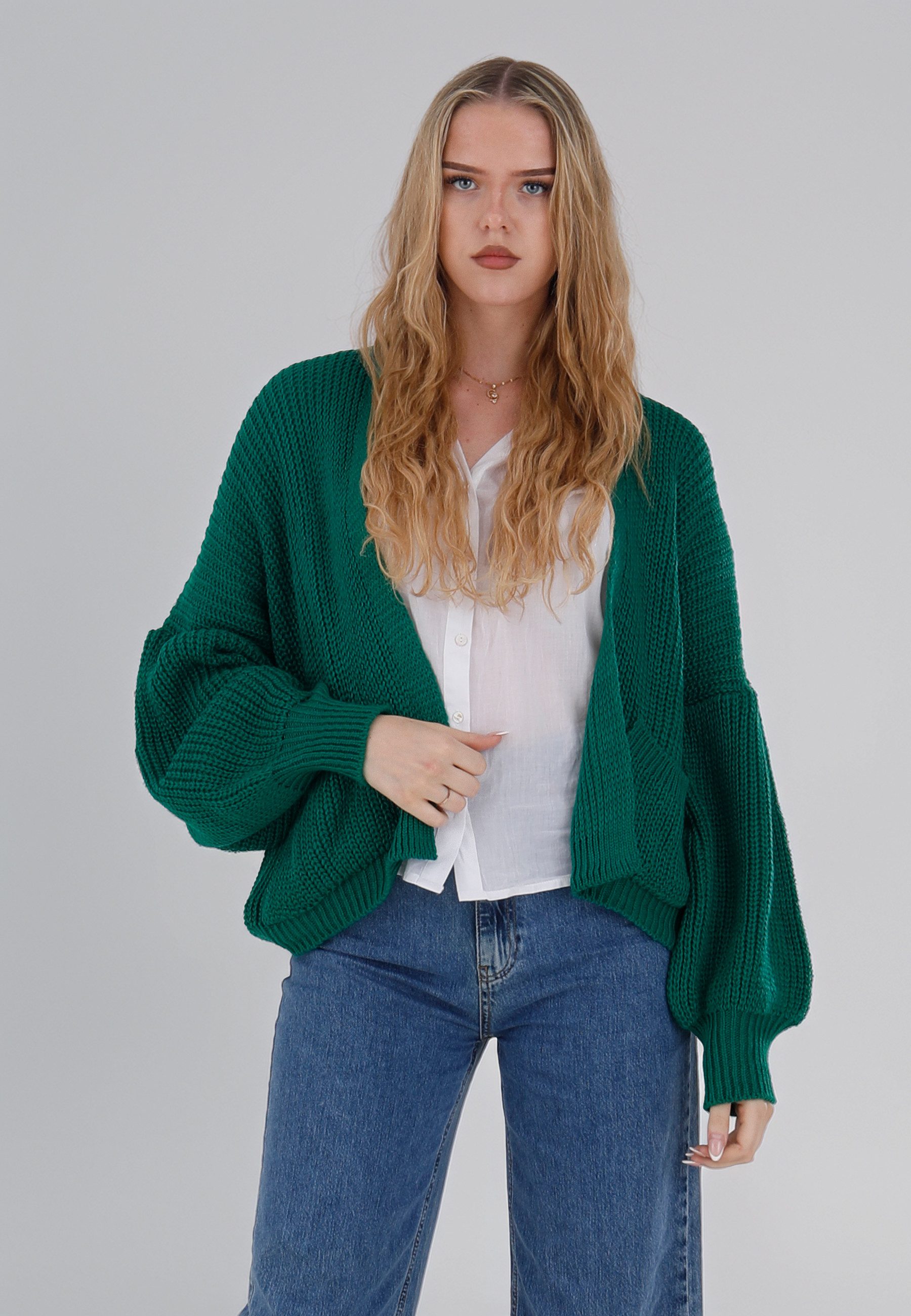 YC Fashion & Style Strickjacke Strick-Bolero günstig online kaufen
