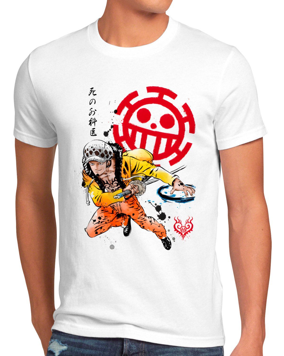 style3 Print-Shirt Herren Master manga T-Shirt japan anime piece Blade one luffy