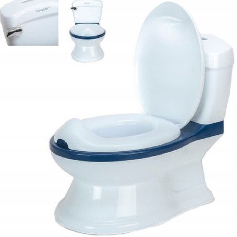 COIL Toilettentrainer Toilettentrainer, Kindertoilette, Lerntöpfchen, Kinderklo, Babytopf, Sound, mit Spülgeräusch, Gewebebehälter, abnehmbare Schüssel
