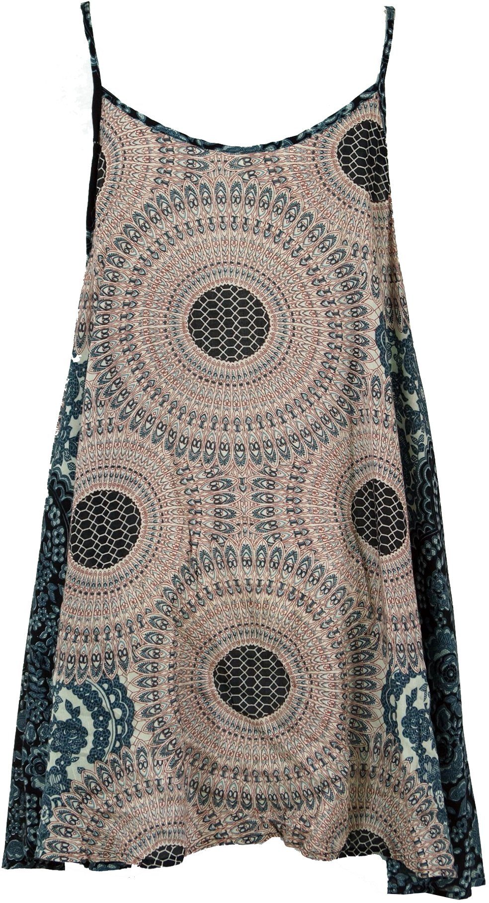 Guru-Shop Midikleid Boho Mandala Minikleid, Trägerkleid,.. günstig online kaufen