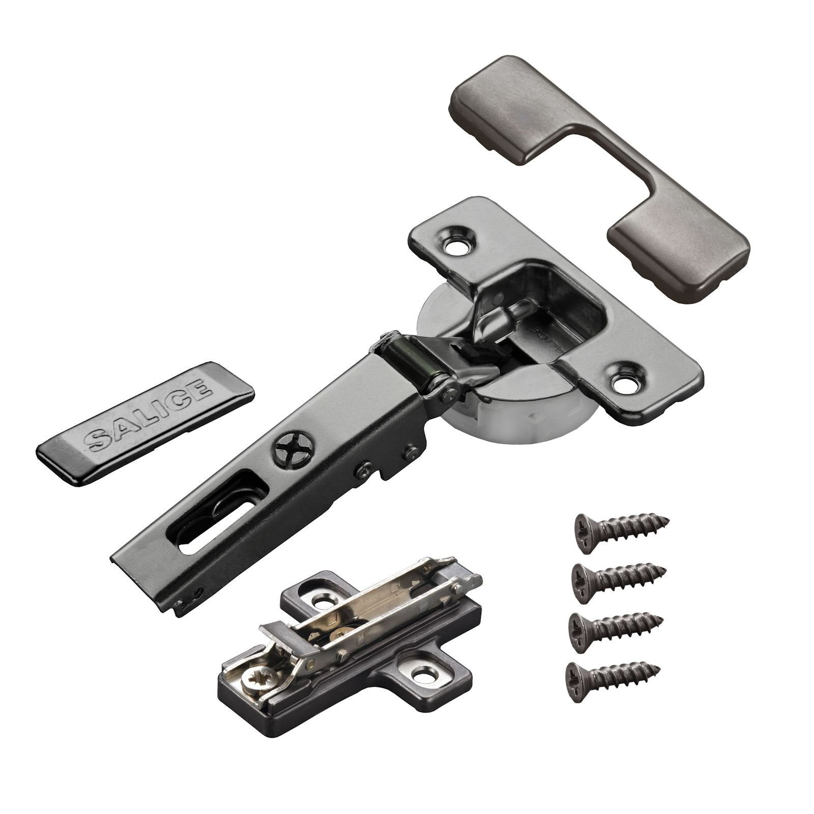 Möbelbeschlag 2 x Salice Topfband S700 110° T48 Titanium anthrazit MPL Langl. H3