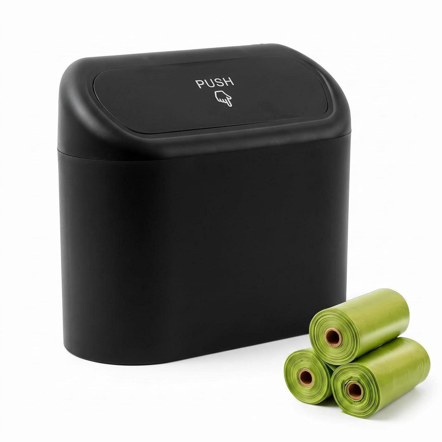 LuxusKollektion Mülleimer Auto Mülleimer mit Deckel, Kompakt & Wasserdicht
