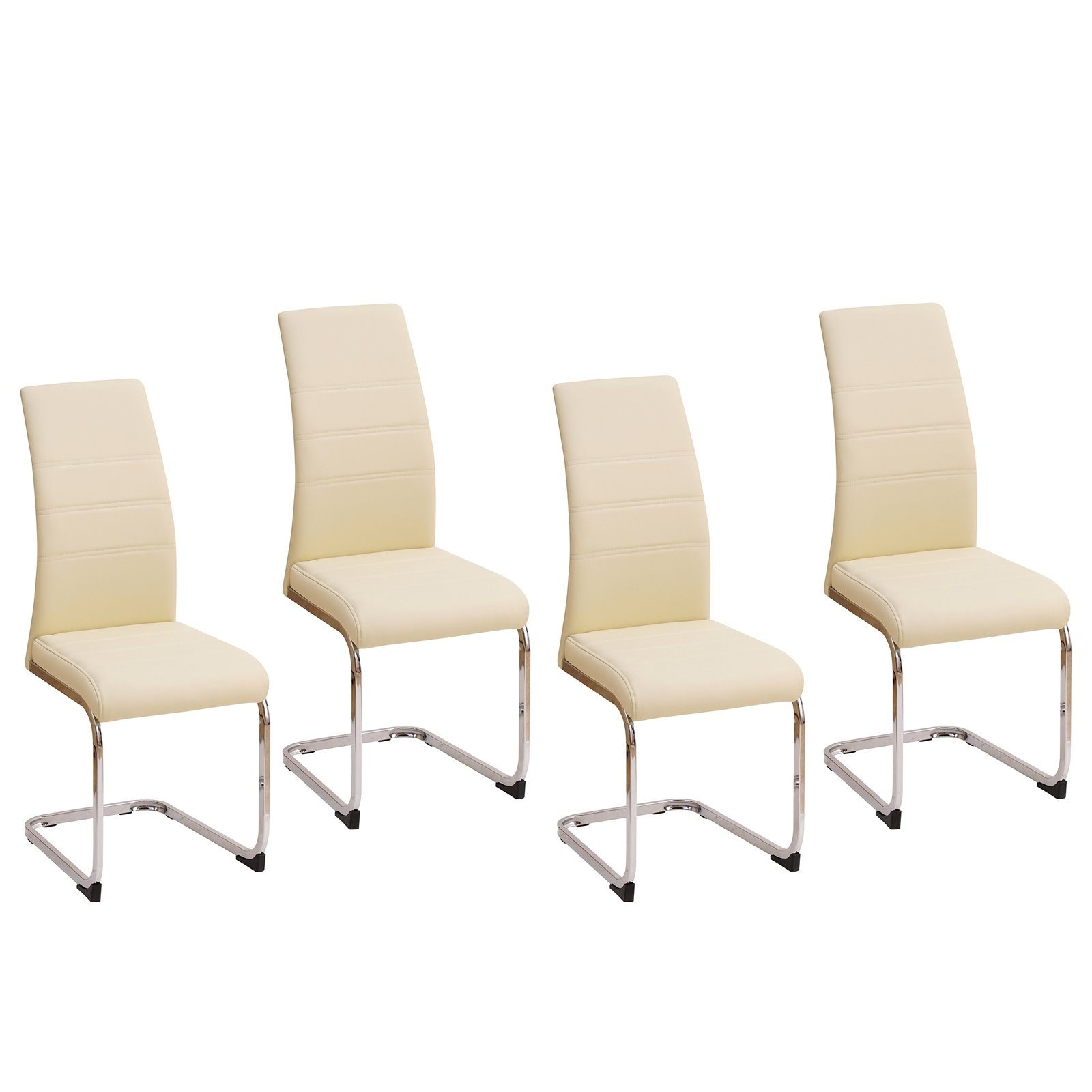HTI-Line Freischwinger Schwingstuhl SallyC PU 4er günstig online kaufen
