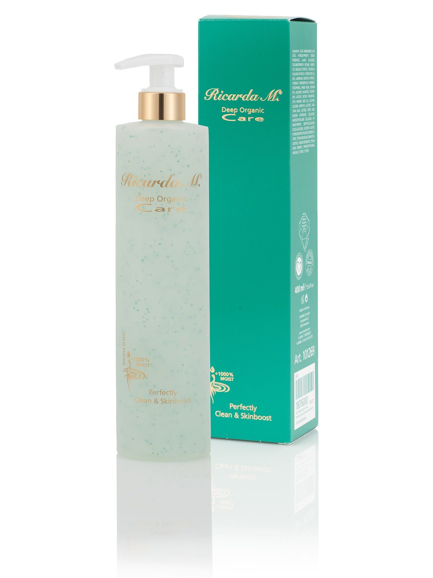 Ricarda M. Gesichtsreinigungsgel Gesichtspflege "DOC Perfectly Clean & Skinboost", mit Anti-Aging-Formel (studienbelegt): porentiefe Reinigung
