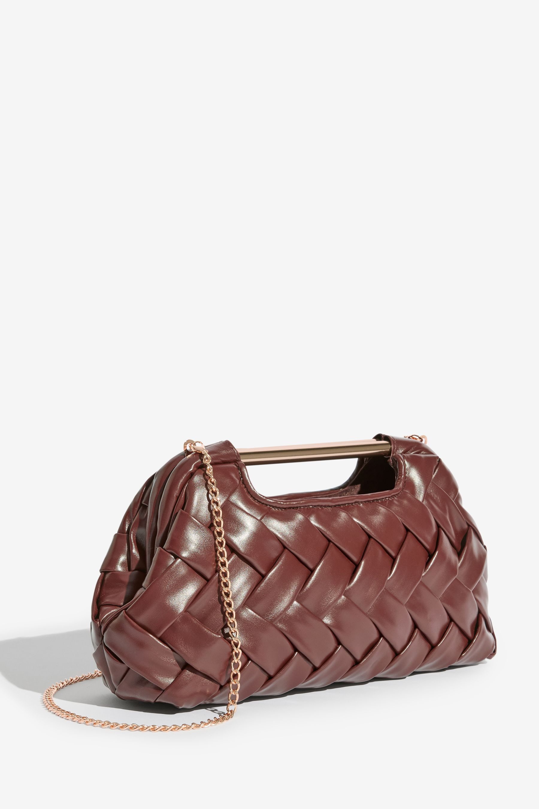 LIPSY Clutch Clutch-Tasche in Flechtoptik mit Griff (1-tlg)