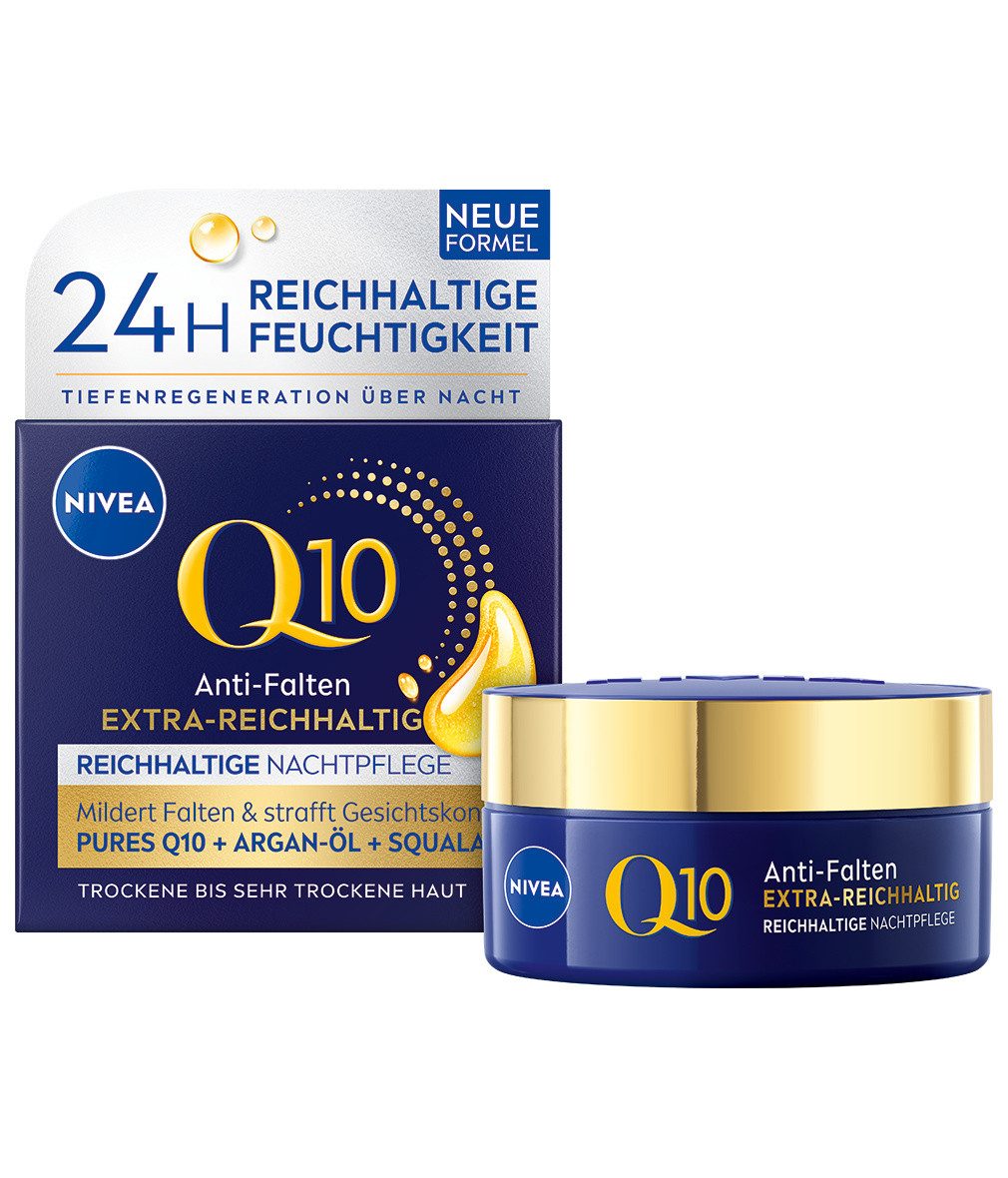 Anti-Aging-Creme Q10 Anti-Falten Power Reichhaltige Nachtpflege 50ml