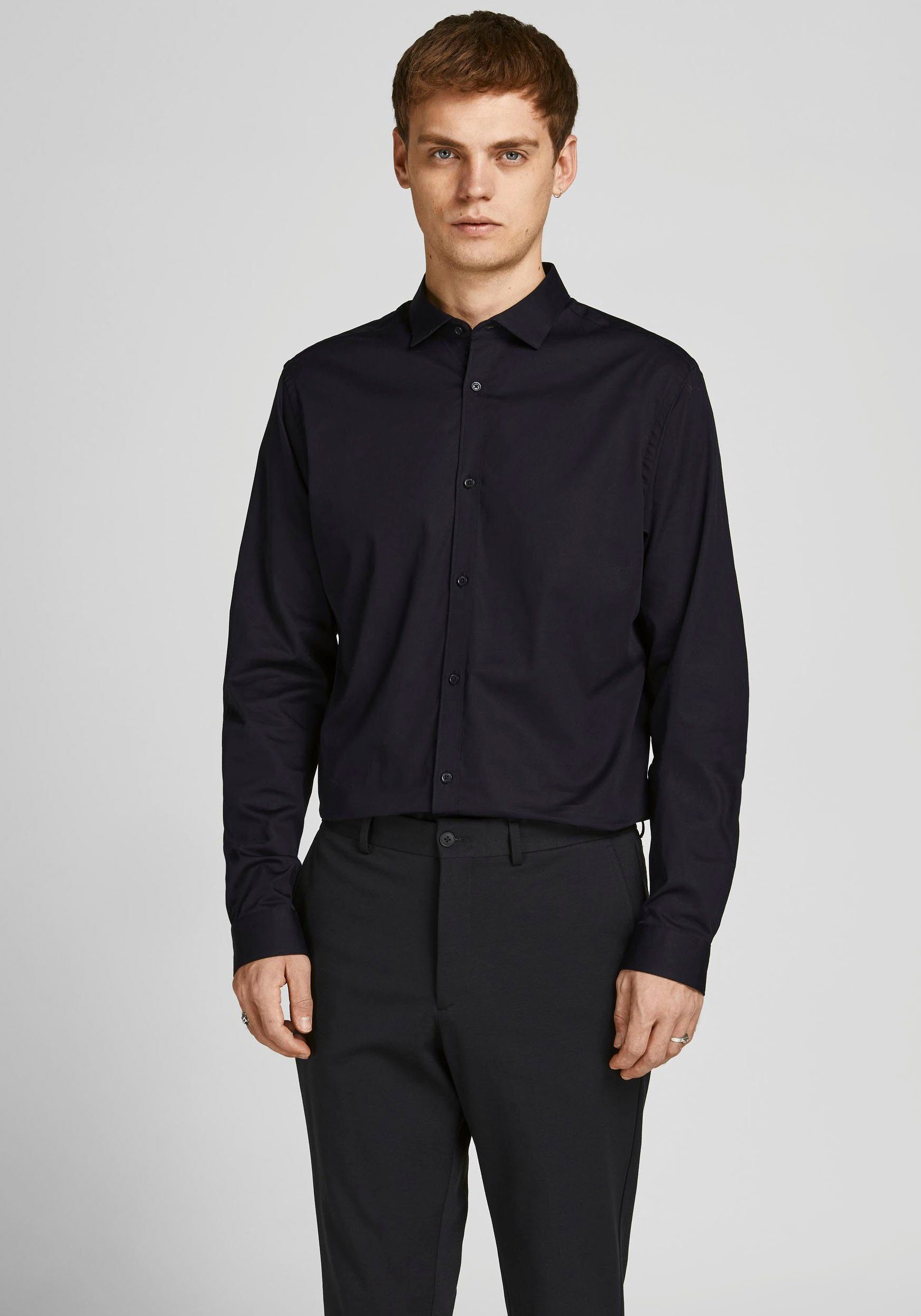 Jack & Jones Langarmhemd CARDIFF SHIRT