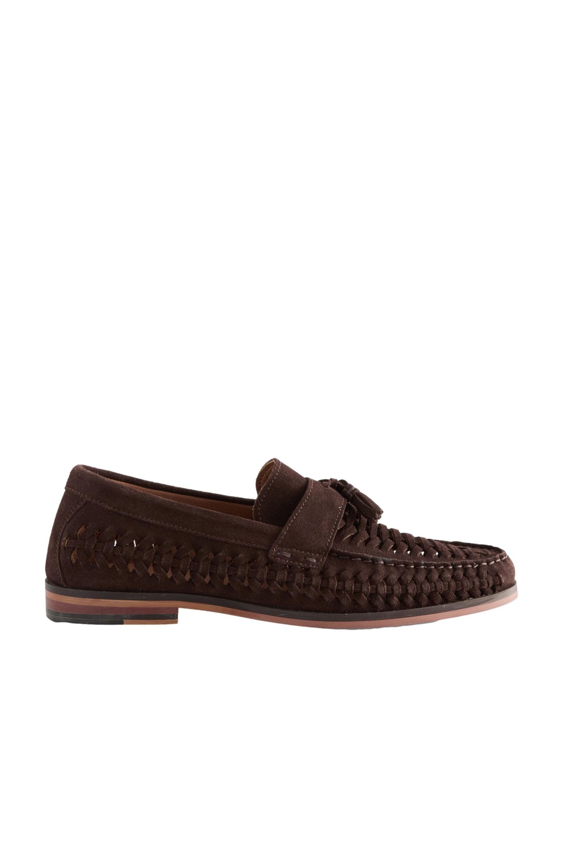 Slipper aus Webstoff Loafer
