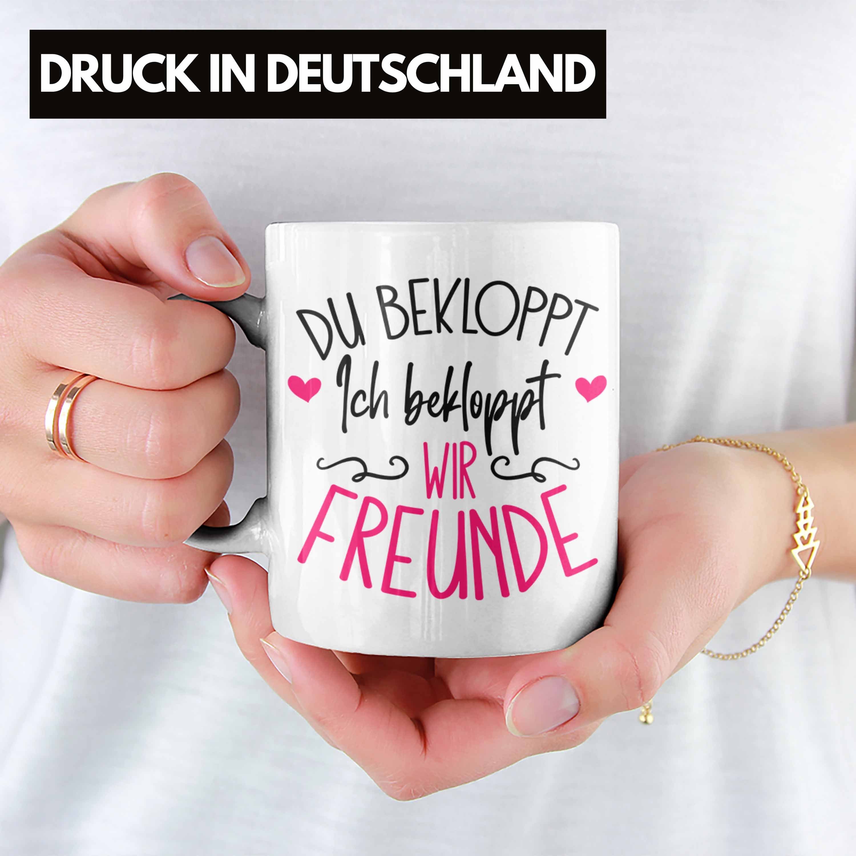 Trendation bekloppt, Beste wir Best "Du sind ich Tasse Freunde" Tasse Freunde bekloppt, Weiss