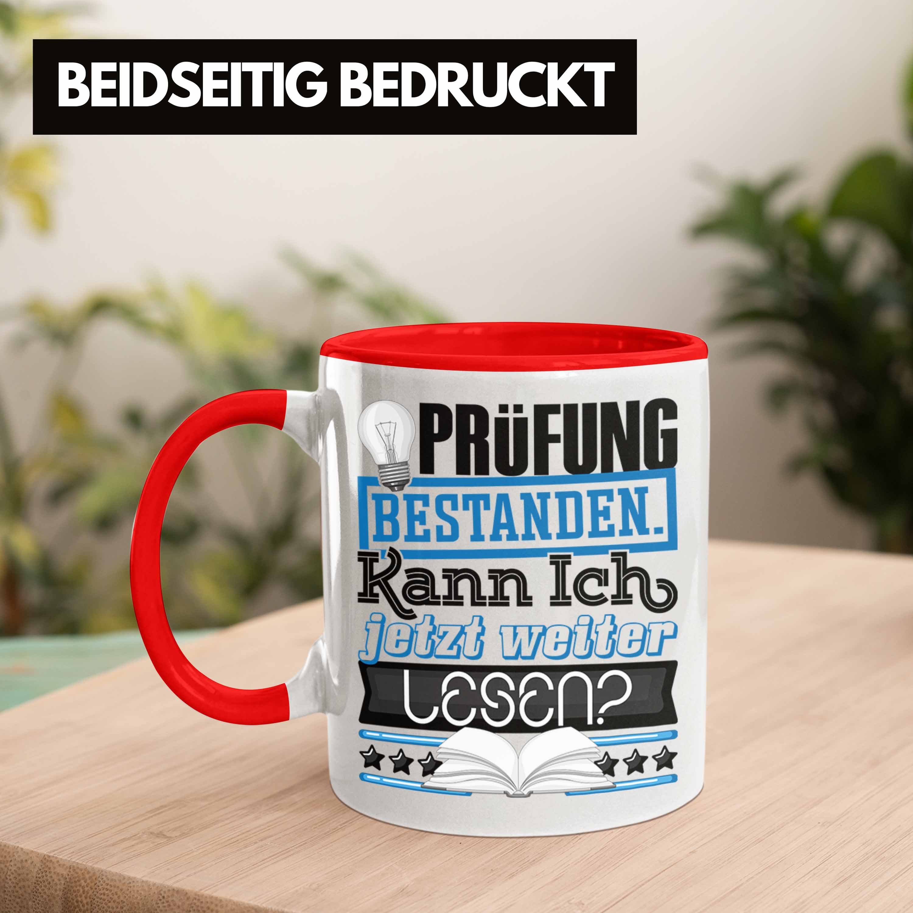 Besta Tasse Geschenk Trendation Tasse Rot Master Bestanden Prüfung Prüfung Bachelor Studium