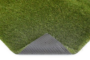 Kunstrasen Rasenteppich Nantes, Andiamo, rechteckig, Höhe: 40 mm, realistische Optik, mit Drainagelöchern, strapazierfähig