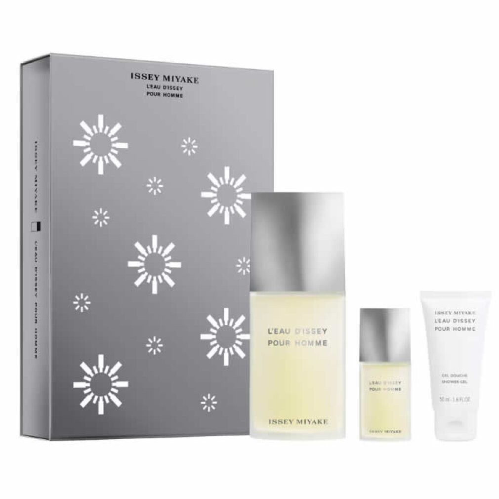 Issey Miyake Duft-Set L'Eau d'Issey Pour Homme EDT 125 ml + EDT 15 ml + SG 50 ml (man)