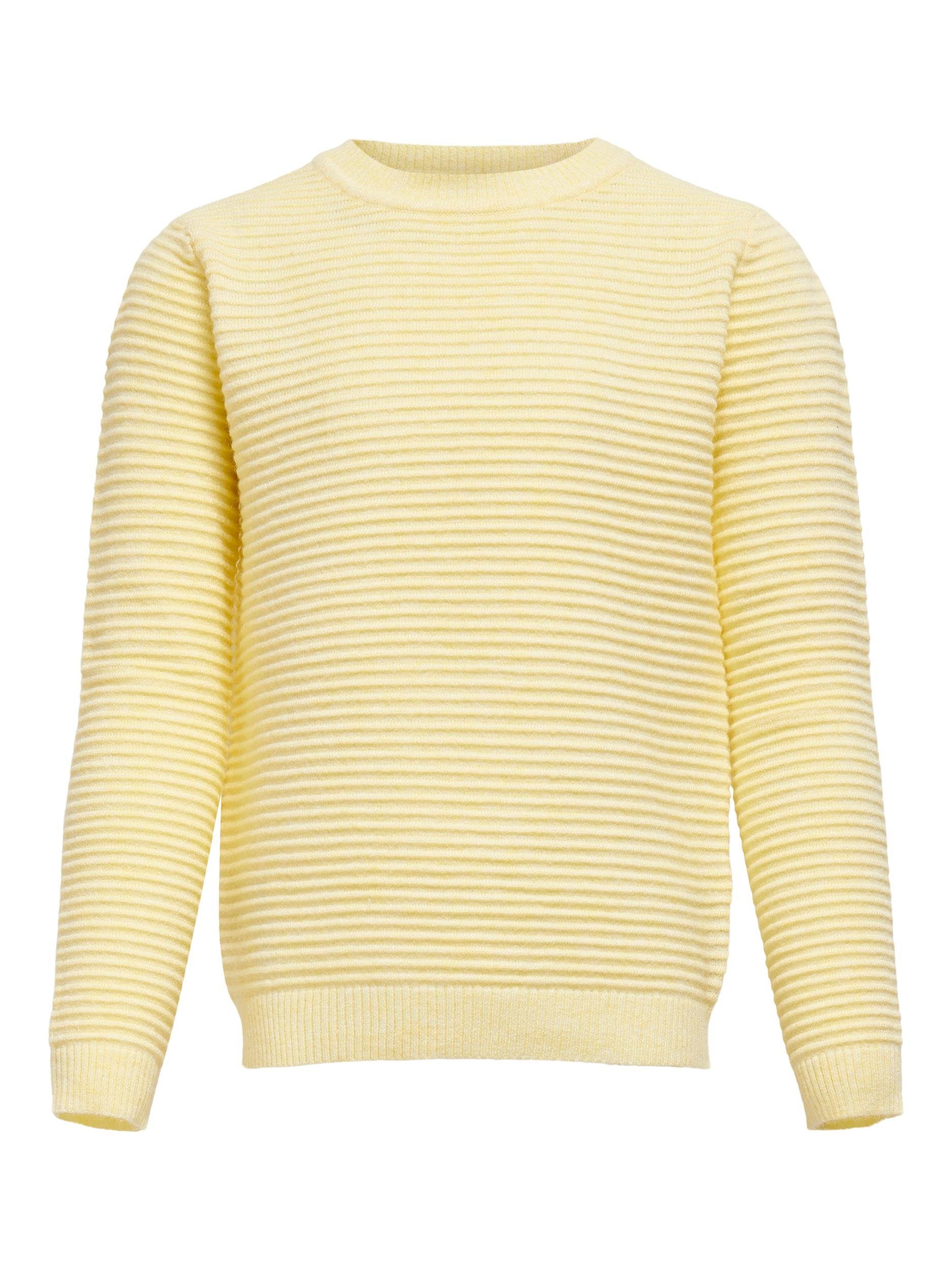 Rundhalspullover Kids Only Mädchen Strickpullover mit langen Ärmeln