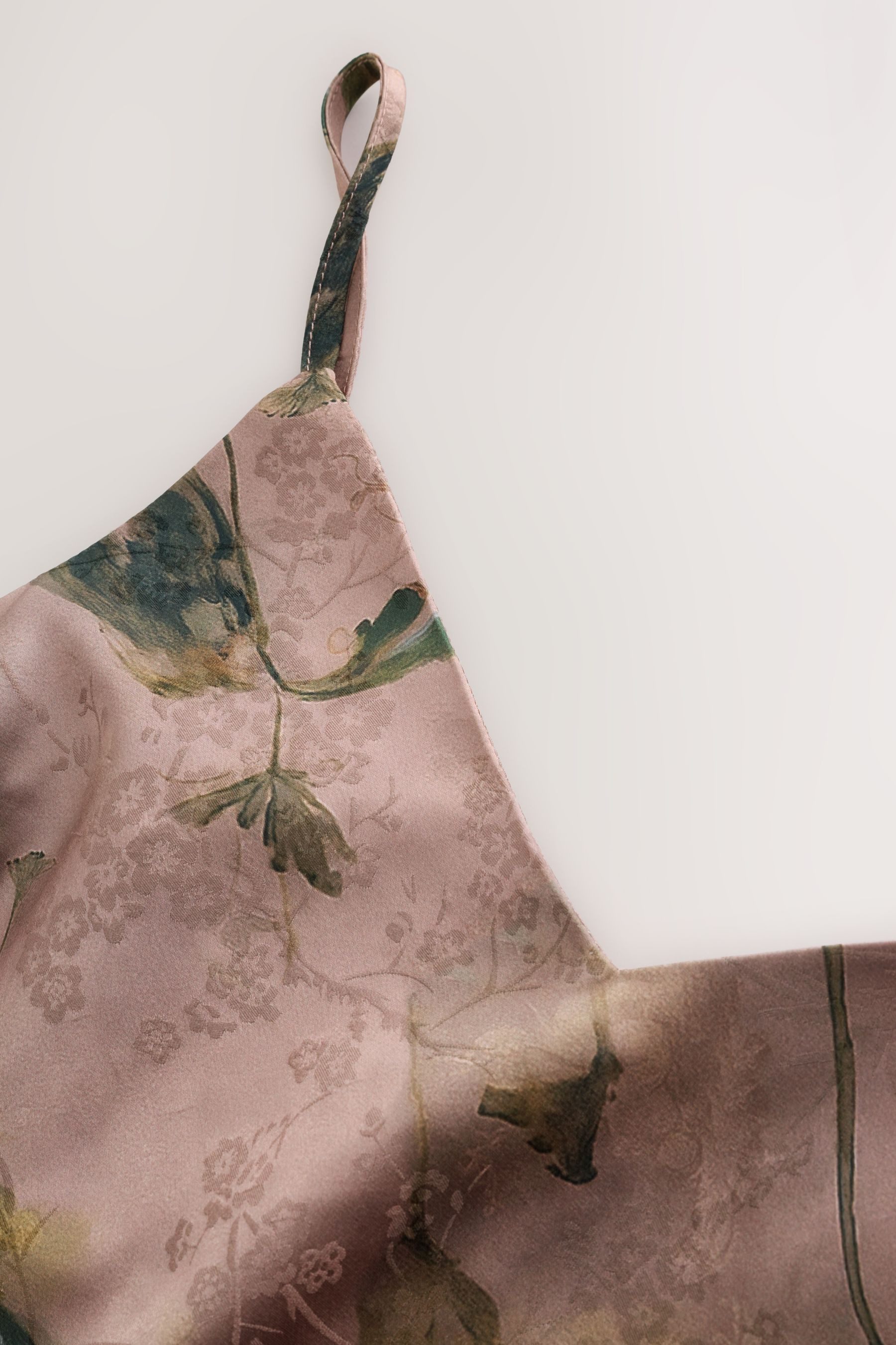 Next Nachthemd N. Premium Jacquard-Unterkleid aus Satin (1-tlg)