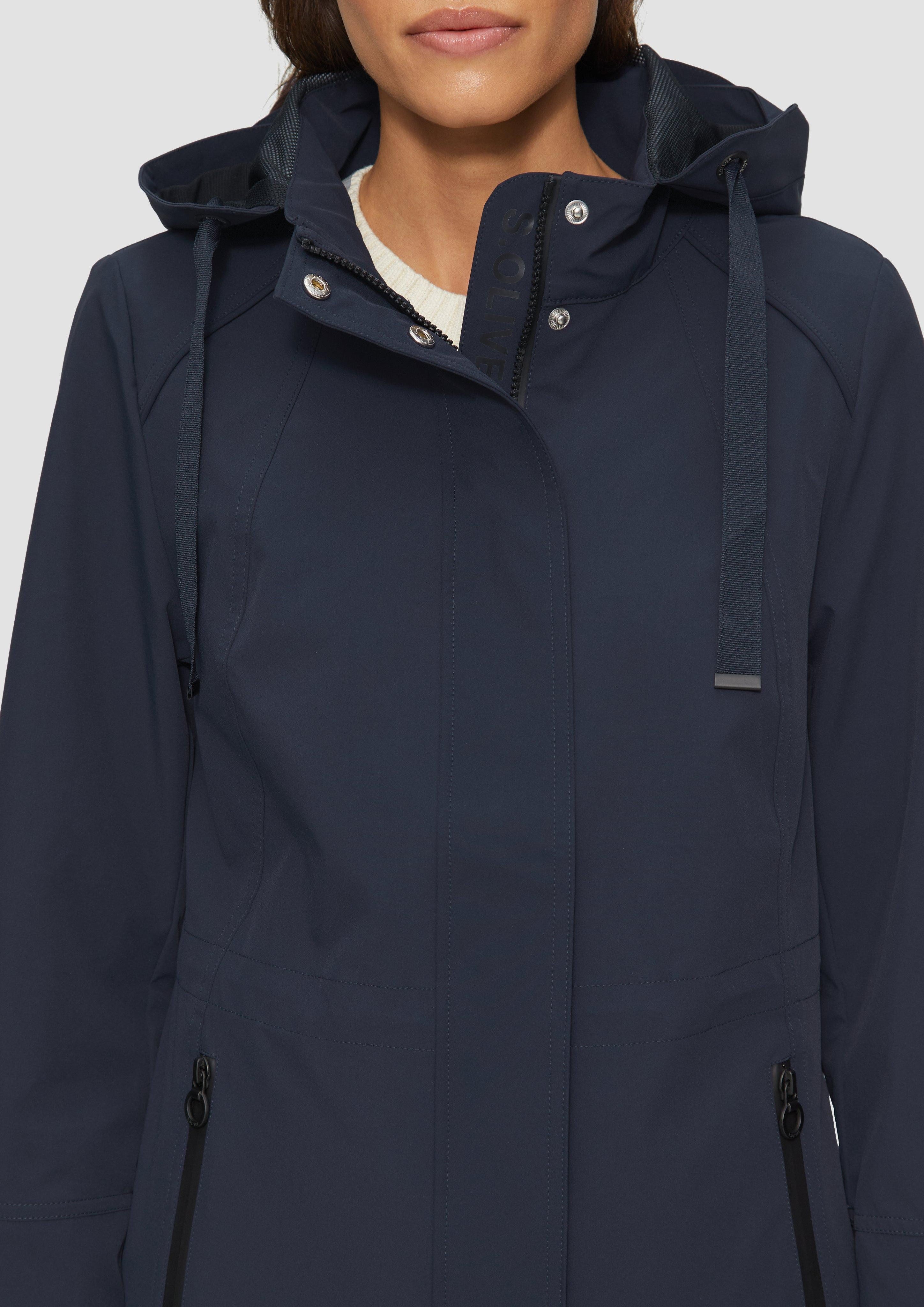 s.Oliver Funktionsjacke Wasserabweisende Jacke mit Kapuze günstig online kaufen