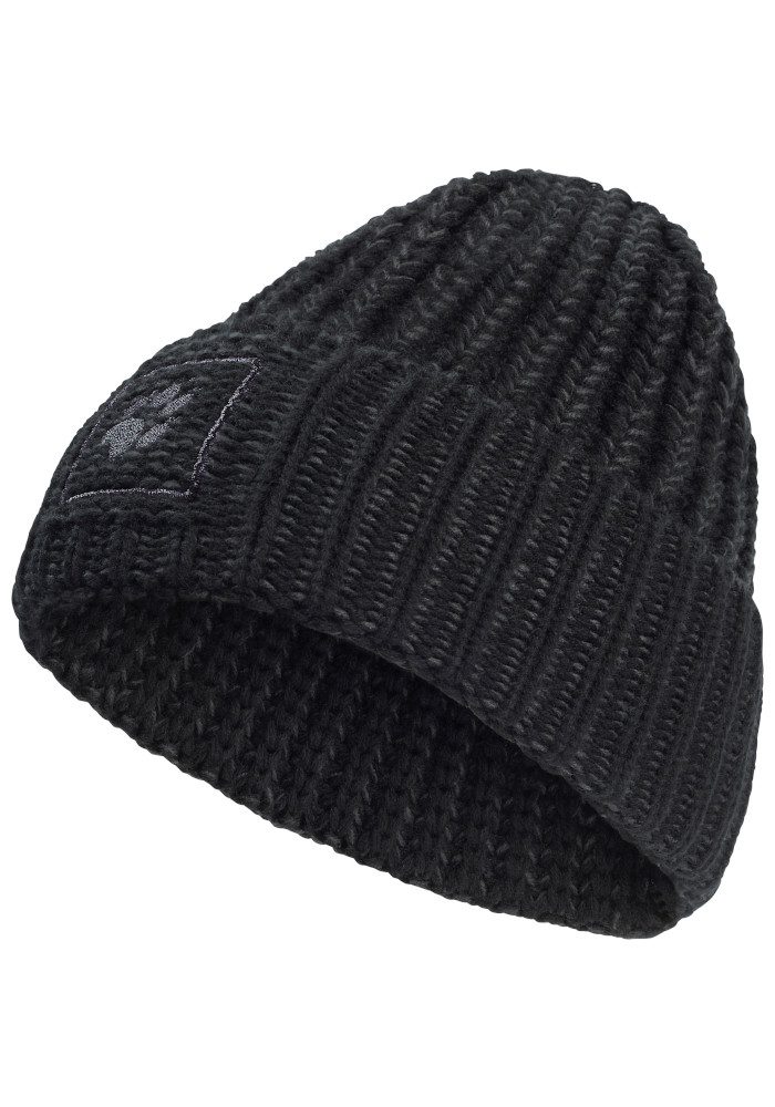 Jack Wolfskin Beanie BADGE PAW BEANIE Strickbeanie, warm, weich