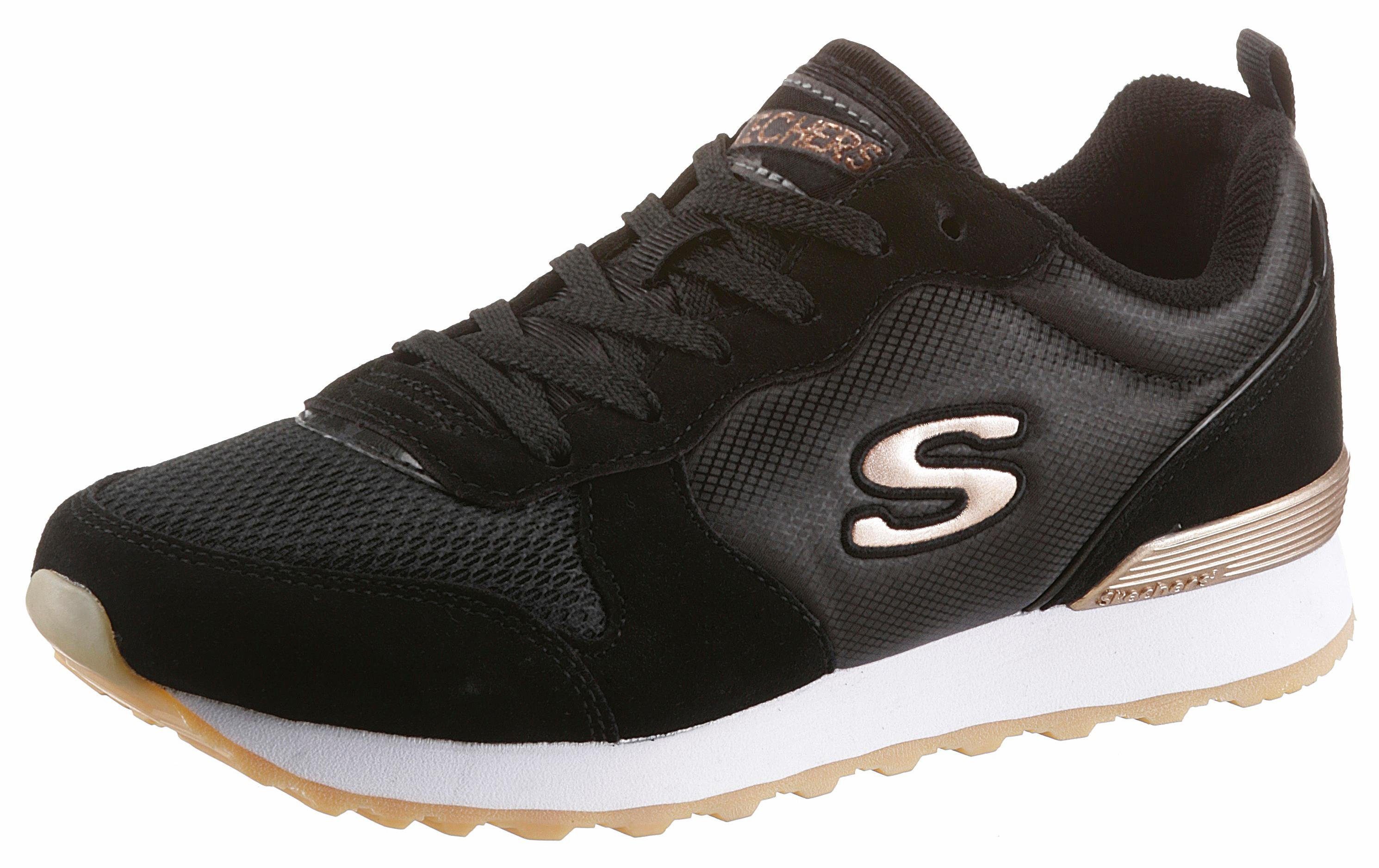 Sneaker - Memory GURL mit 85 GOLDN Foam Ausstattung Skechers schwarz-goldfarben komfortabler OG Air-Cooled