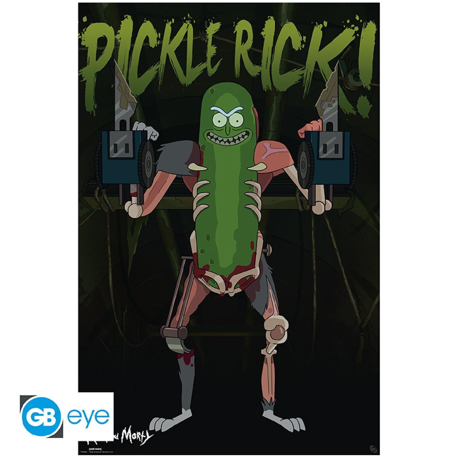ABYstyle Poster RICK AND MORTY - Poster Maxi 91cmx51cm - Pickle Rick