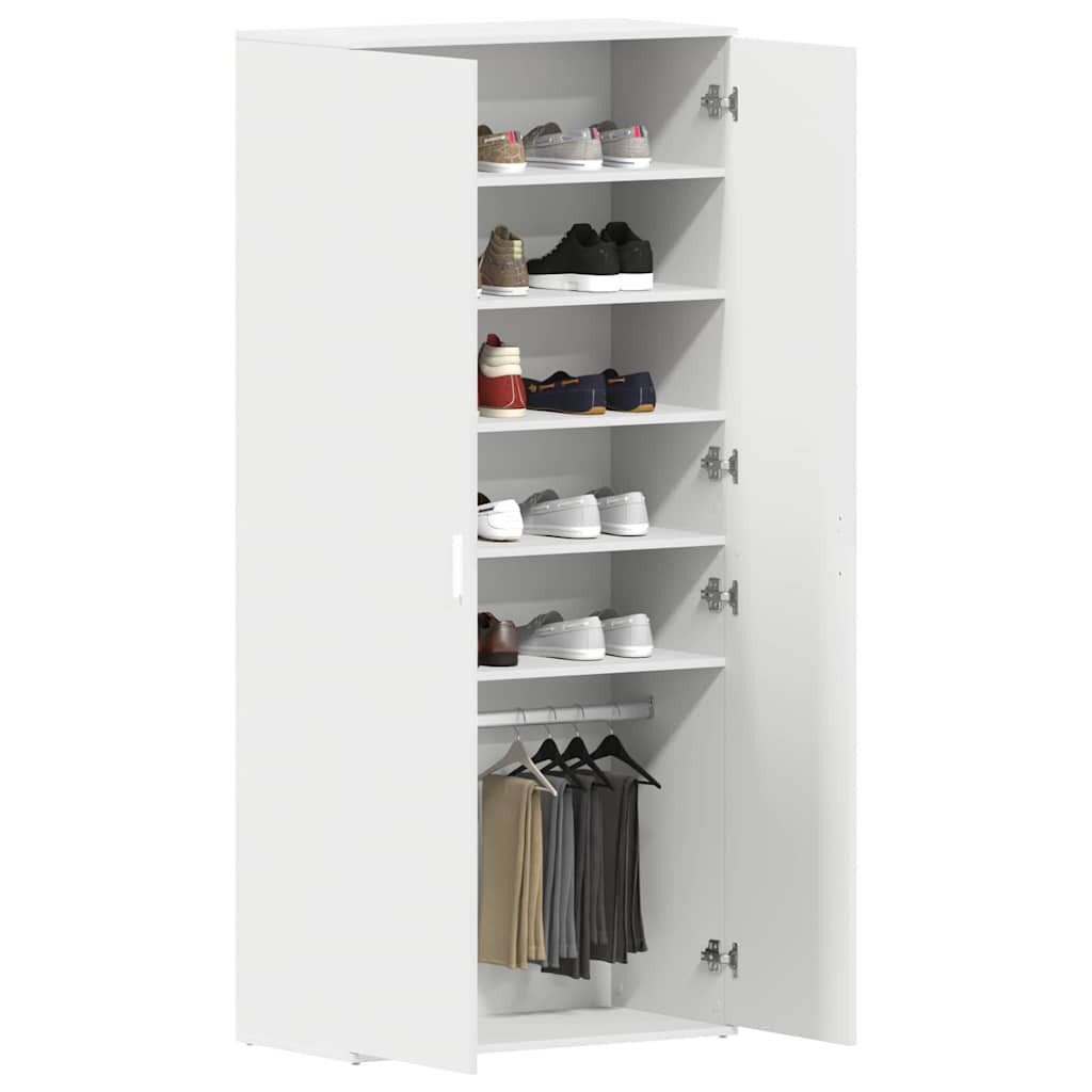 vidaXL Schuhregal Schuhschrank mit Tür Weiß günstig online kaufen