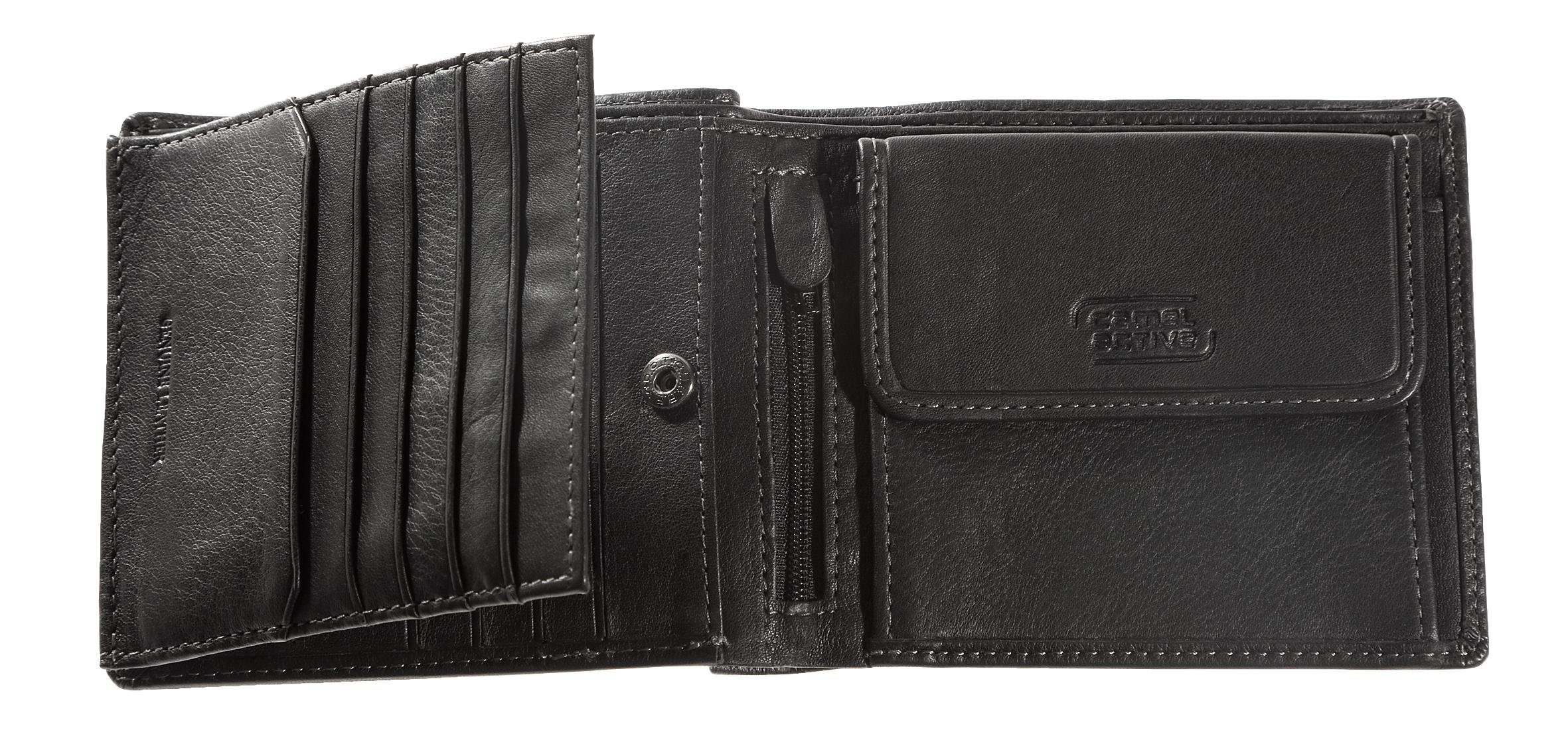 camel active Geldbörse Lederscheintasche Herrenbörse Lederbörse Brieftasche Kartenfächer – Bild 2 von 3