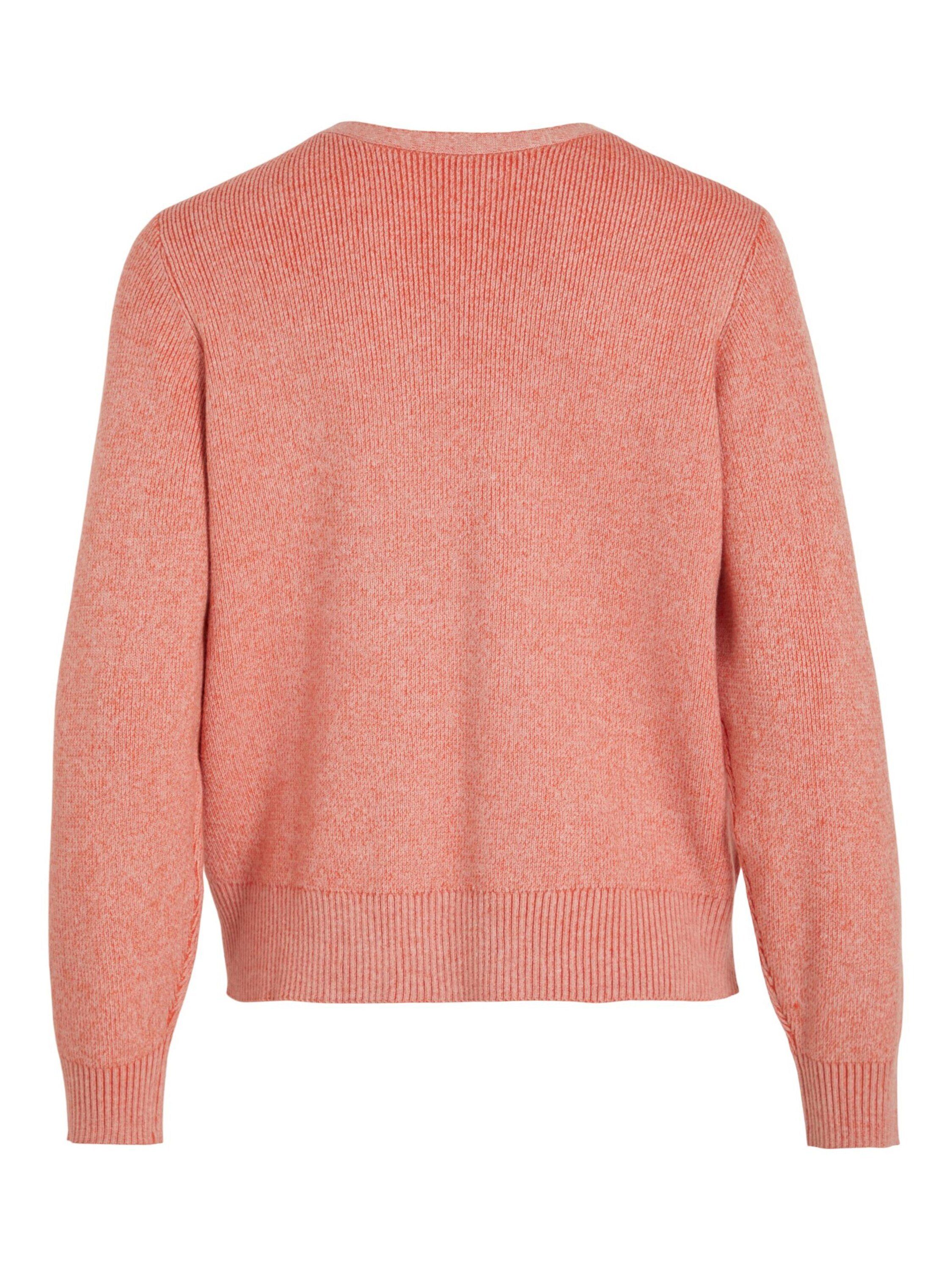 Vila Strickpullover Ril (1-tlg) Plain/ohne Details