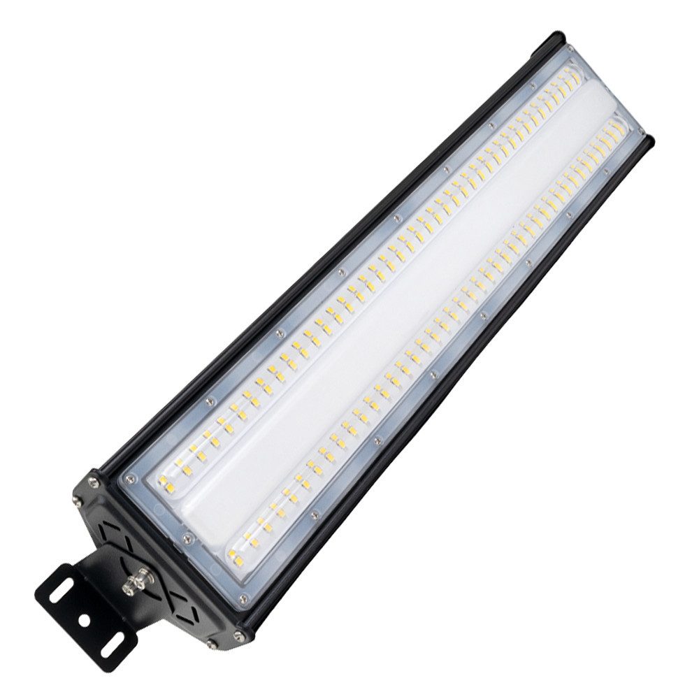 LUXULA Deckenstrahler Hallenleuchte Linear Highbay, LED fest integriert, Neutralweiß, Hallenstrahler 50W 6000lm IP65 IK08