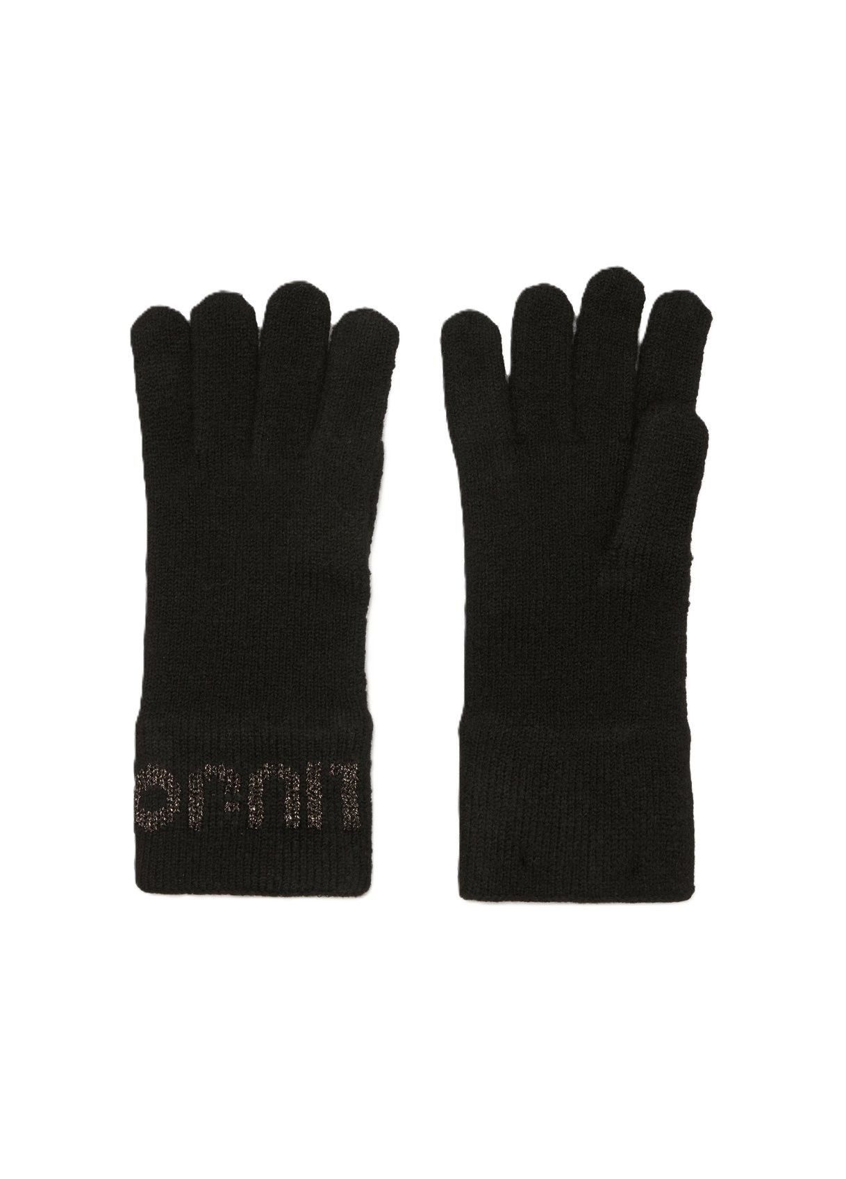 Liu Jo Strickhandschuhe - Handschuhe mit Logo Schriftzug - Winterhandschuhe günstig online kaufen