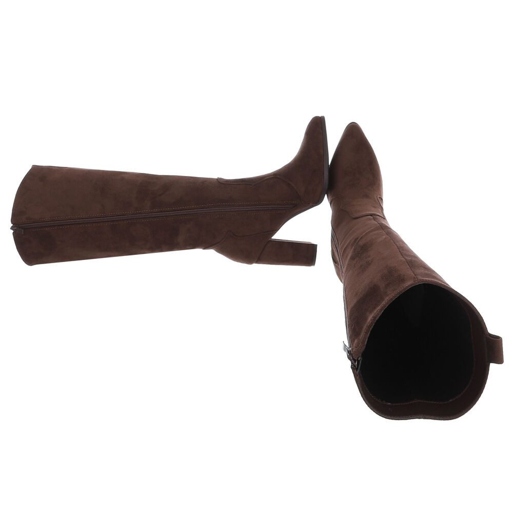 Ital-Design Elegante Damenstiefel mit Blockabsatz für Alltag und Freizeit H günstig online kaufen