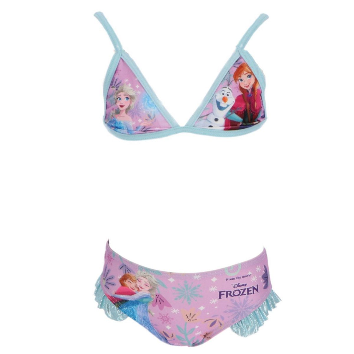 Textiel Trade B.V. Balconette-Bikini Disney Frozen Bikini Set Zweiteiler für Kinder, Badebekleidung Mädchen