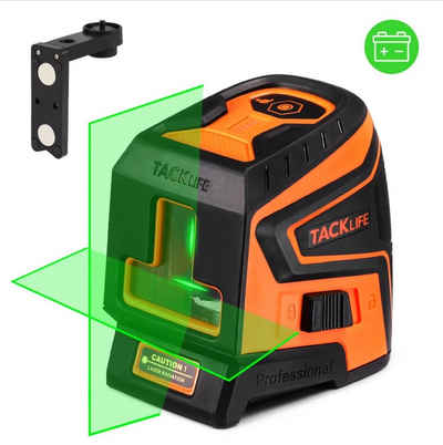 TACKLIFE Kreuzlinienlaser, Green Pro Cross Line Laser Level