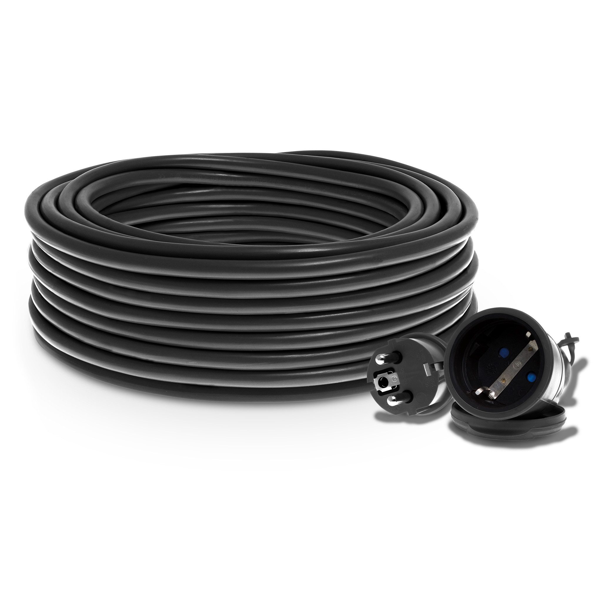 Plastrol KEL Garten Verlängerungskabel 10 m H05VV-F 3x1,5 SCHUKO Verlängerungskabel, (10 cm)