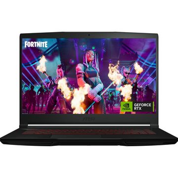 MSI Thin GF63 12UC-667 Gaming-Notebook (39.62 cm/15.6 Zoll, Intel Core i5 12450H, RTX 3050, 1000 GB SSD)