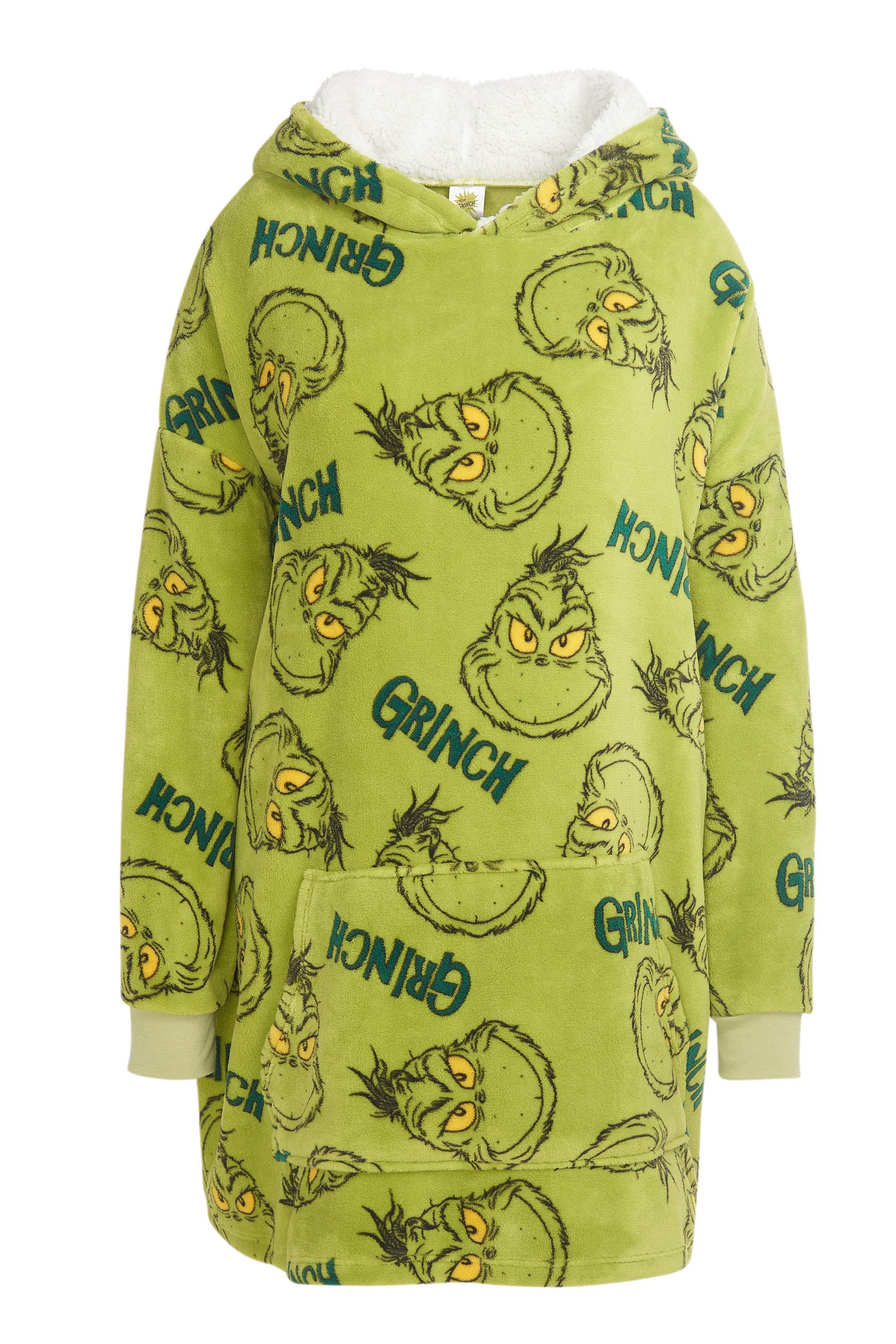 United Labels® Kapuzenpullover Grinch Oversize Cozy günstig online kaufen