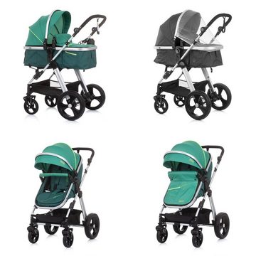 Chipolino Kombi-Kinderwagen Kombikinderwagen Havana 2 in 1, faltbar Tragetasche Sportsitz bis 22 kg