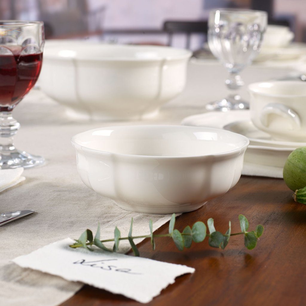 Villeroy & Boch Müslischale Manoir Dessertschale, Porzellan, (1-tlg), Premium Porcelain, mikrow.- & spülm.sicher, Made in Germany