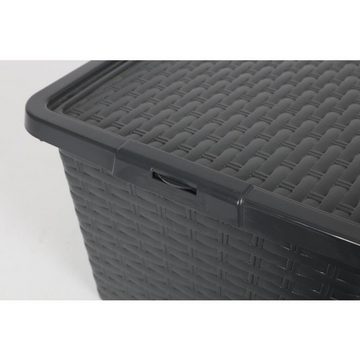 Heidrun Aufbewahrungsbox 16x Box "INTRIGO" 20L 43x32x22cm Aufbewahrungskorb Lagerungskiste mit