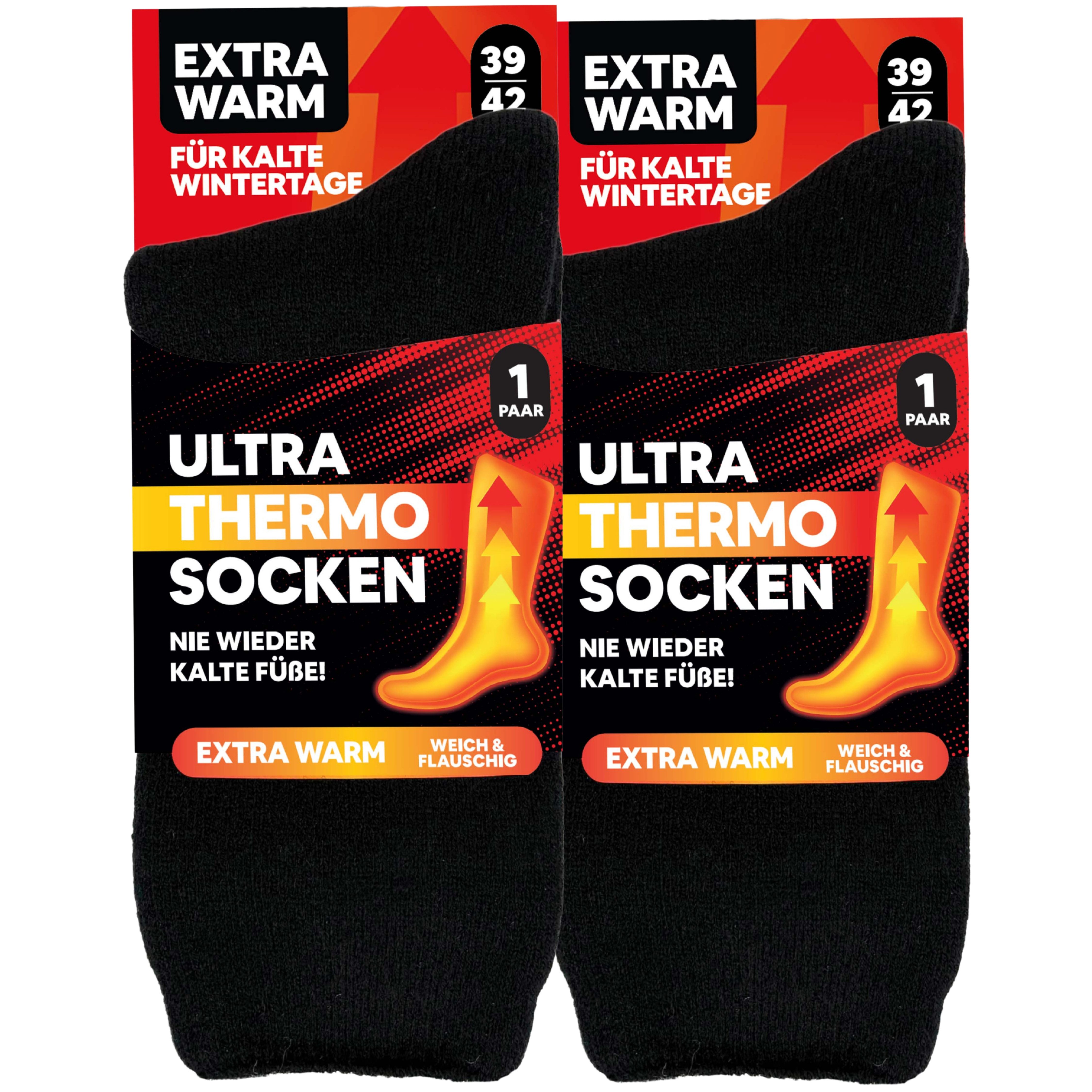 MEDOLY Thermosocken ULTRA THERMO Wintersocken (6 Paar) mit extra warmen Innenfleece