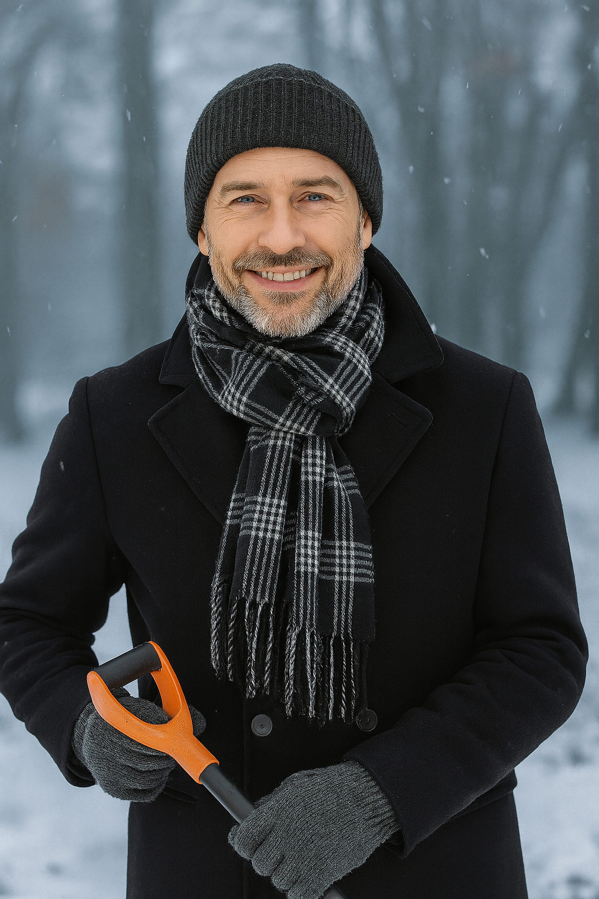 COLLEZIONE ALESSANDRO Wollschal Karol, (1-St), Made in Italy, super weich und angenehm